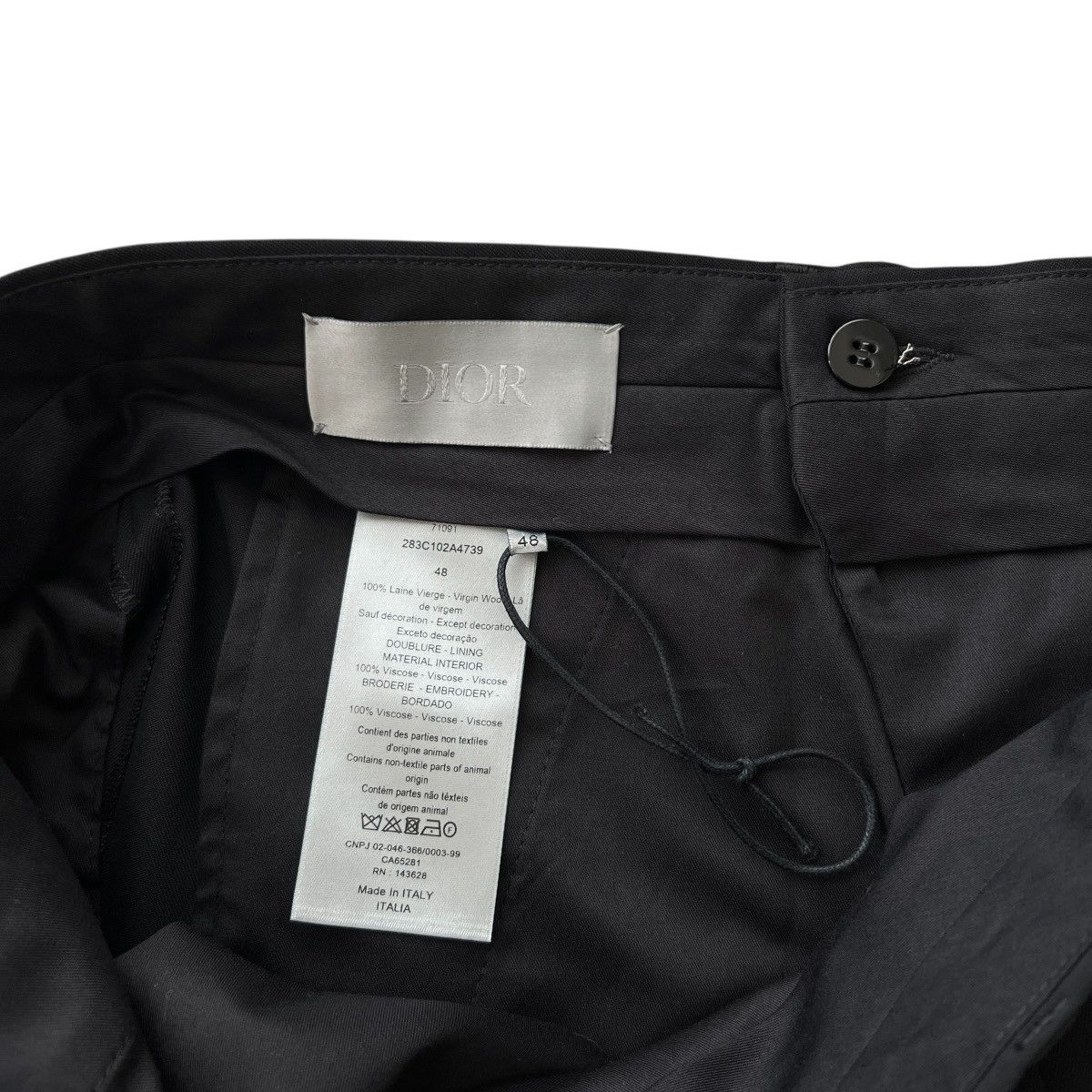 Dior DIOR × CACTUS JACK 2022SS Virgin Wool Flared Trousers Size US 33 - 11 Thumbnail