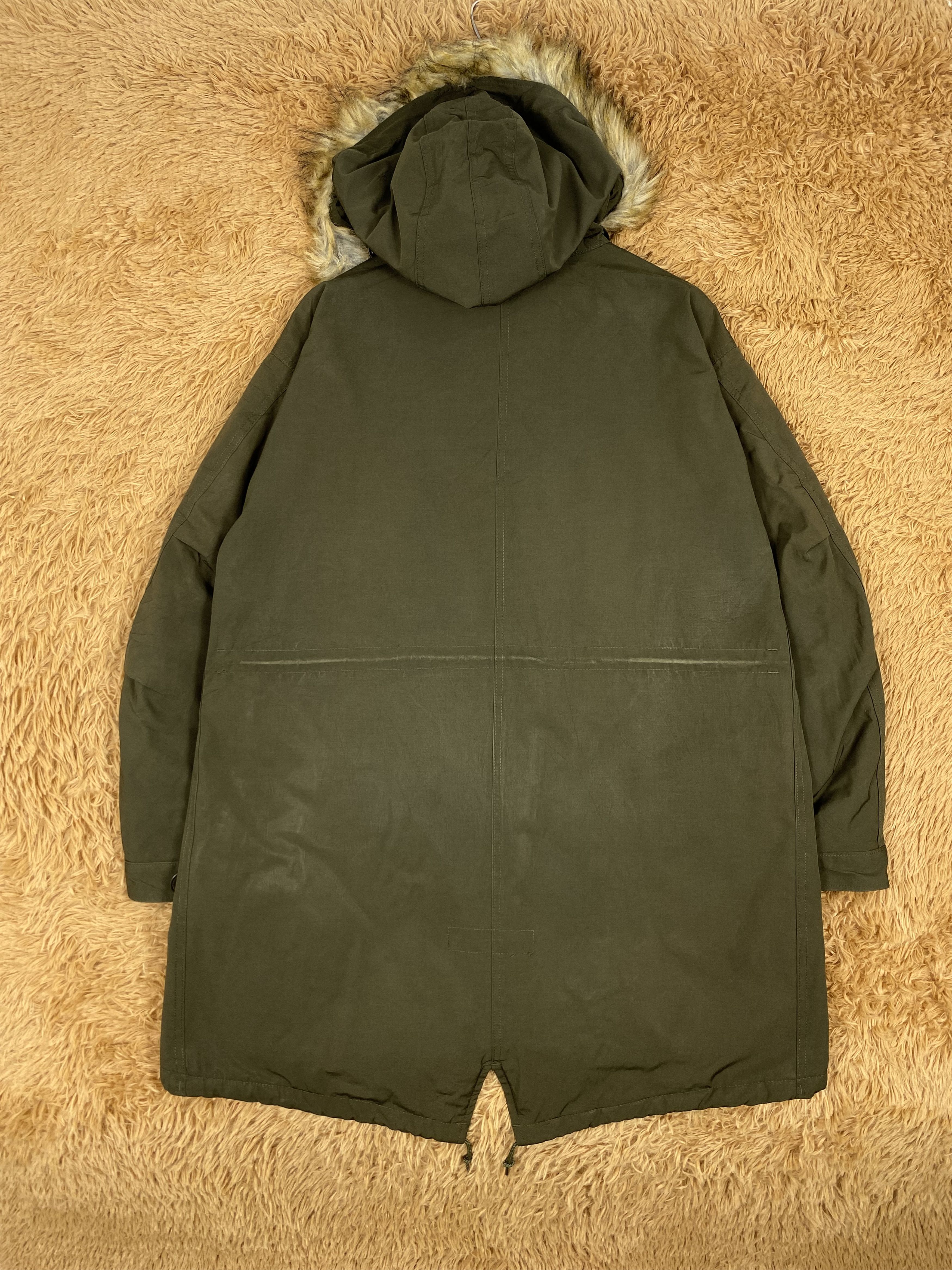 Japanese Brand Vintage Back Number Quilted Lining Long Jacket PJ2479 Size US M / EU 48-50 / 2 - 4 Thumbnail