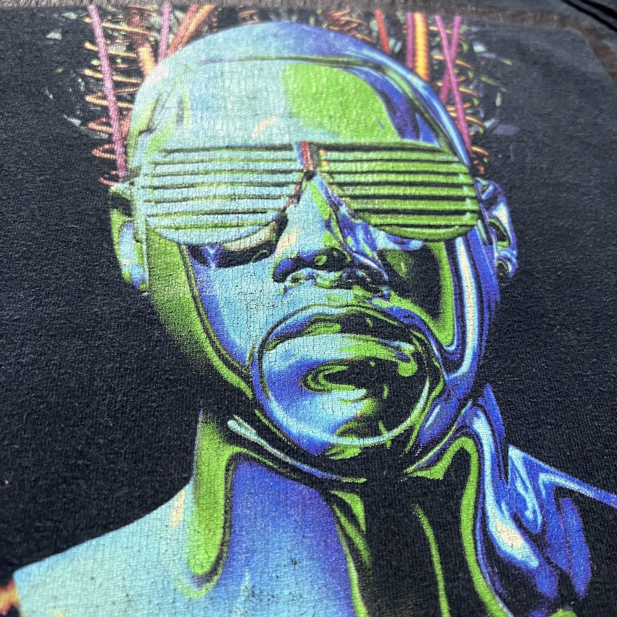 Rap Tees Vintage Y2K Kanye West Glow In The Dark Tour Promo Tee Faded Size US S / EU 44-46 / 1 - 3 Thumbnail