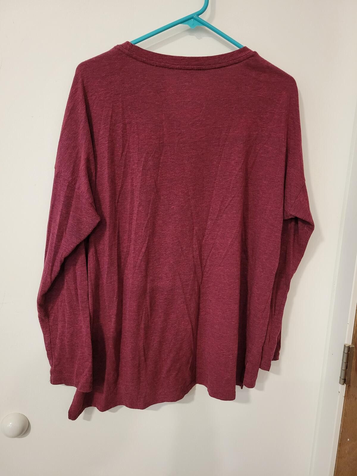 Sonoma Sonoma Maroon Long Sleeve Lightweight Shirt XXL Size XL / US 12-14 / IT 48-50 - 2 Thumbnail