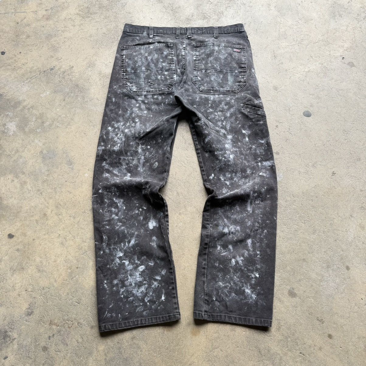 Vintage DICKIES PAINT SPLATTER FADED DISTRESSED GRUNGE ERD WORK PANT Size US 32 / EU 48 - 1 Thumbnail