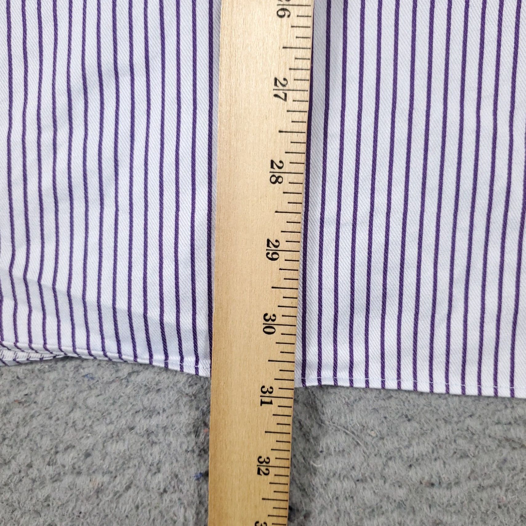 Tommy Bahama Tommy Bahama Shirt Mens 16.5 Purple Striped Dress Button Up Long Sleeve Size 42R - 4 Thumbnail