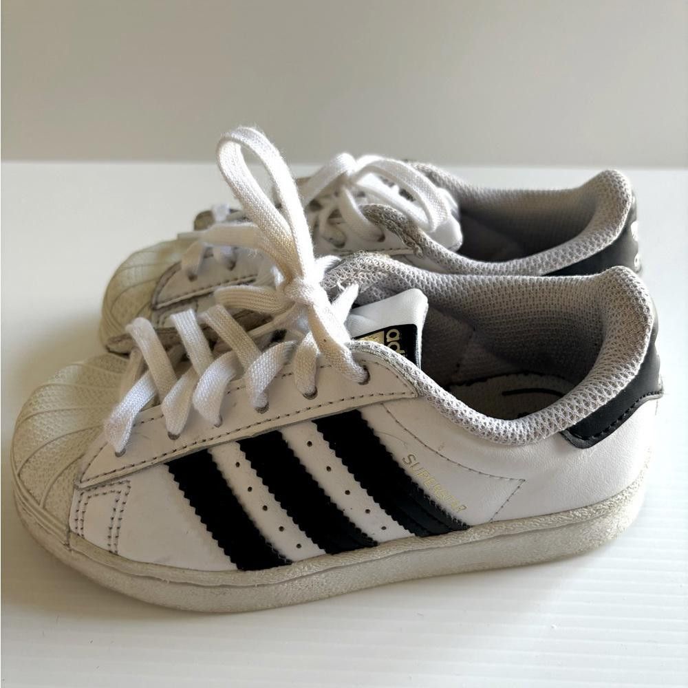 Adidas Adidas Superstar Toddler Shoes Size US 10.5 / EU 43-44 - 1 Thumbnail