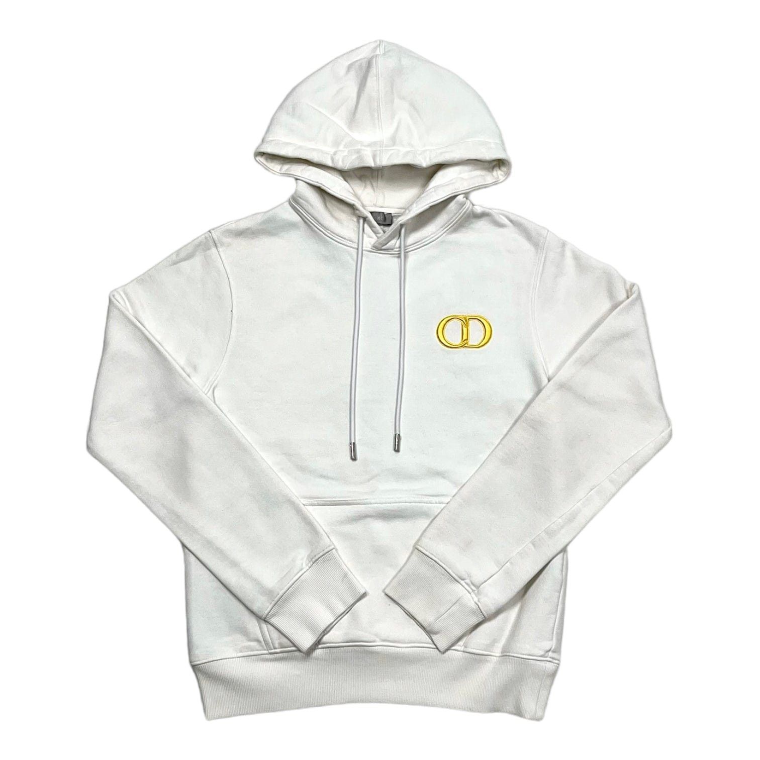 Dior Dior CD Icon Hooded Sweatshirt White Yellow | Grailed