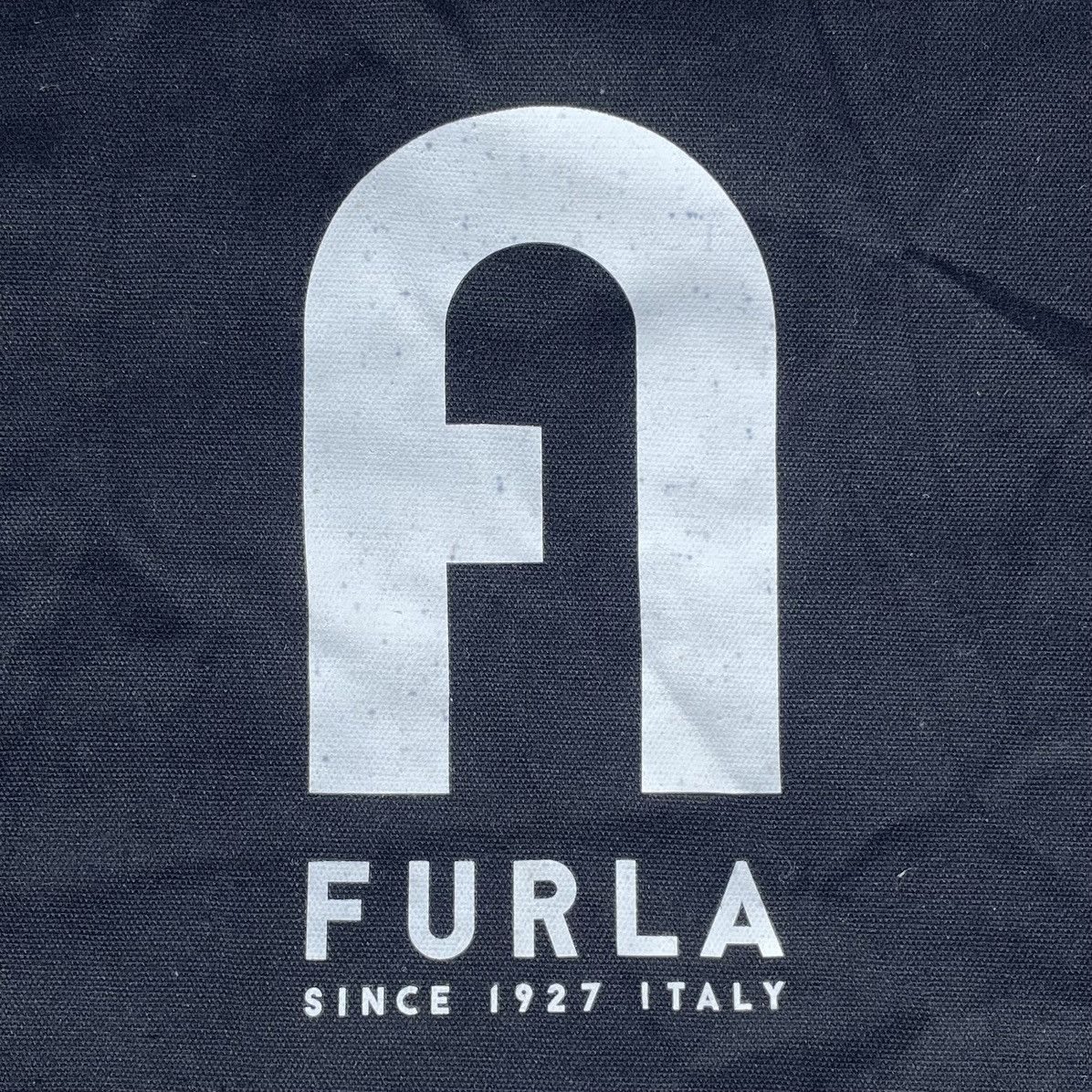 Furla Furla Black Logo Cotton Tote Bag Size ONE SIZE - 2 Thumbnail