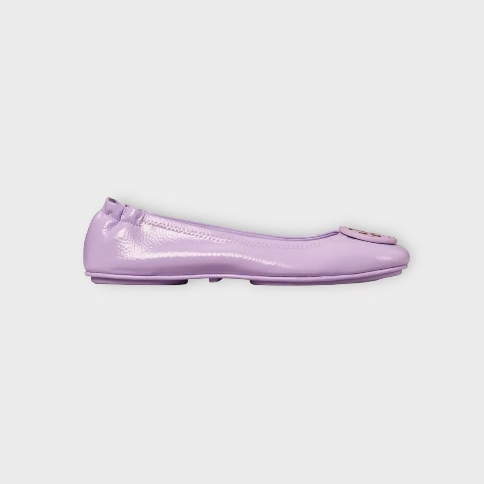 Tory Burch Tory Burch Minnie Travel Ballet Flats Lilac Patent 8.5M Size US 8.5 / IT 38.5 - 4 Thumbnail