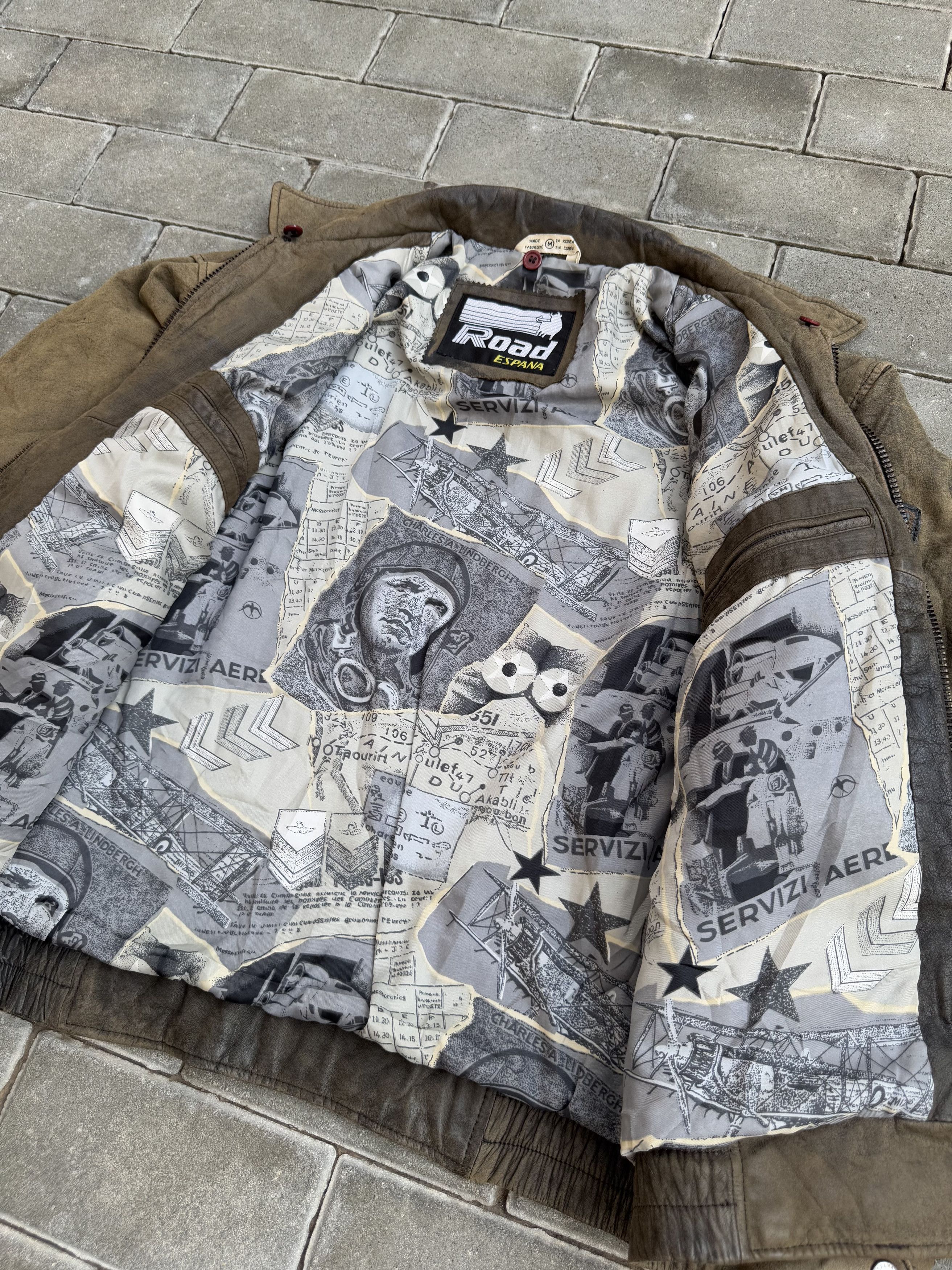 Avirex Vintage A2 Pilot's Brown Leather Jacket Flying Tigers 1941 Size US M / EU 48-50 / 2 - 9 Thumbnail