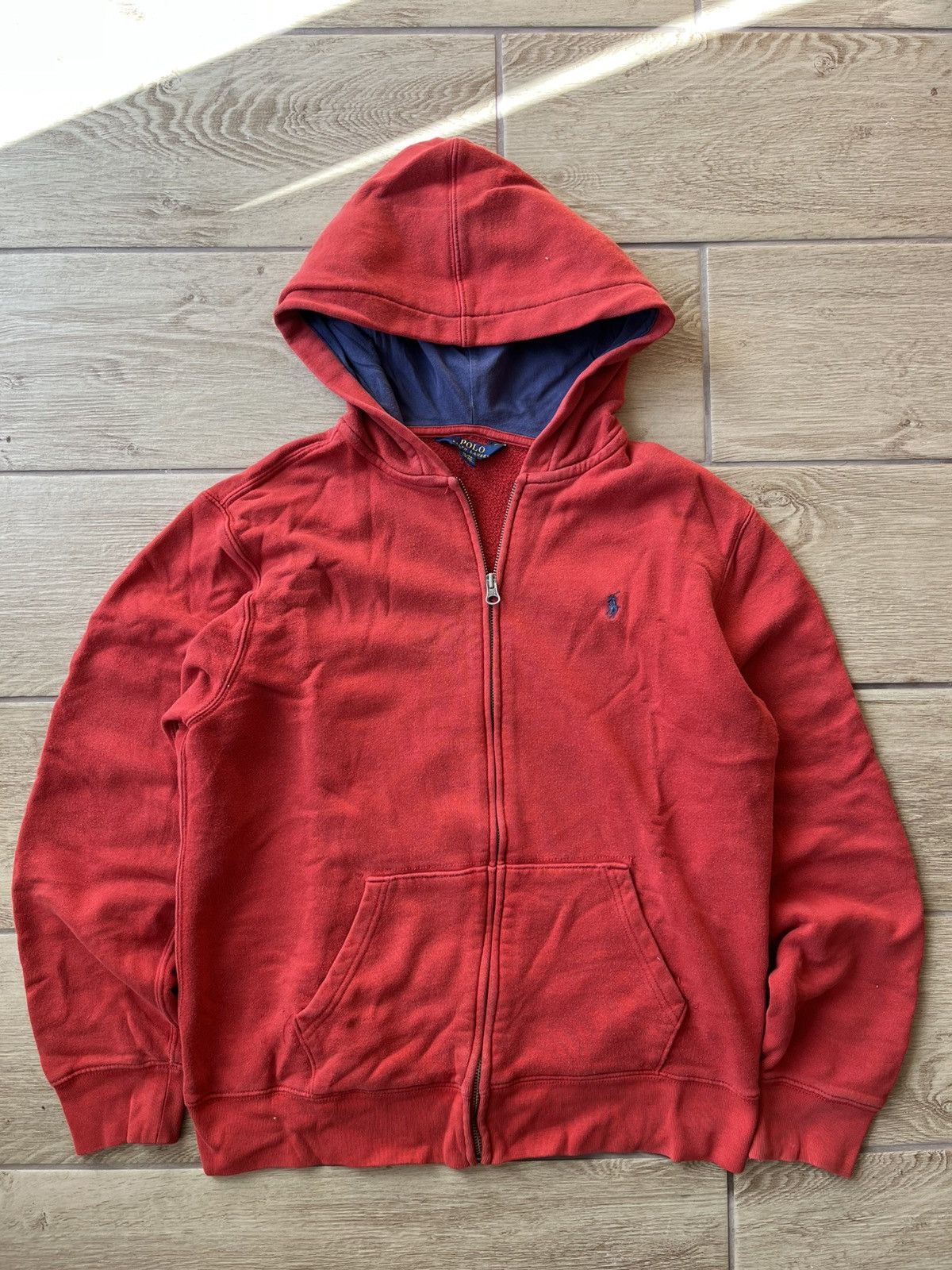 Polo Ralph Lauren Polo Ralph Lauren Red Y2K Zip Hoodie Men’s Size S Size US S / EU 44-46 / 1 - 2 Thumbnail