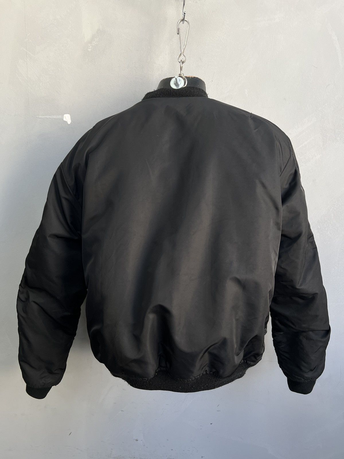 Alpha Industries Vintage Black MA1 Bomber Jacket Military kanye west style Size US M / EU 48-50 / 2 - 8 Thumbnail