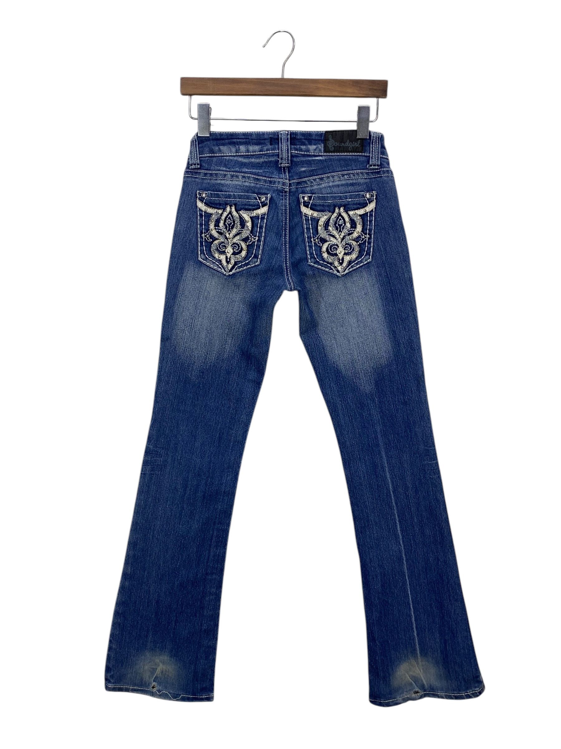 Miss Me Sound Girl Denim Flare Jeans Size 26" / US 2 / IT 38 - 1 Thumbnail
