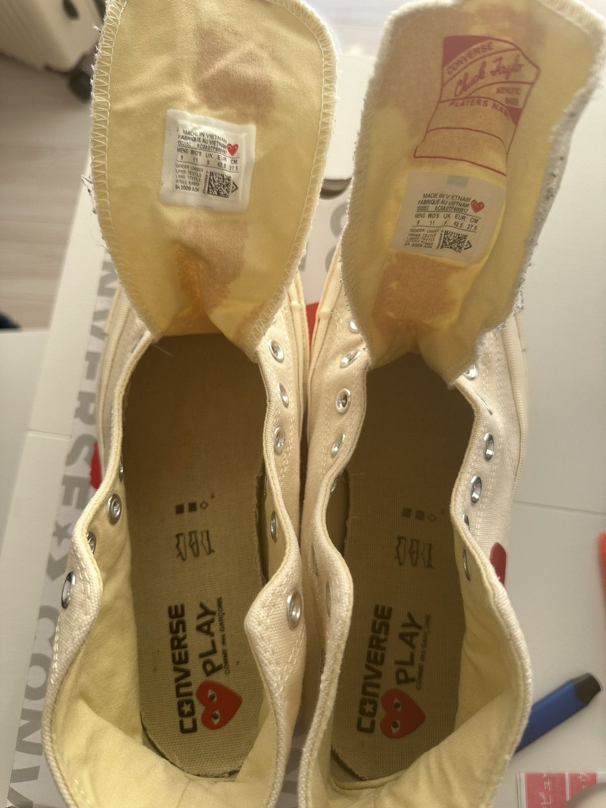 Comme des Garcons × Converse CDG x Converse Hi-top Size US 9 / EU 42 - 5 Thumbnail