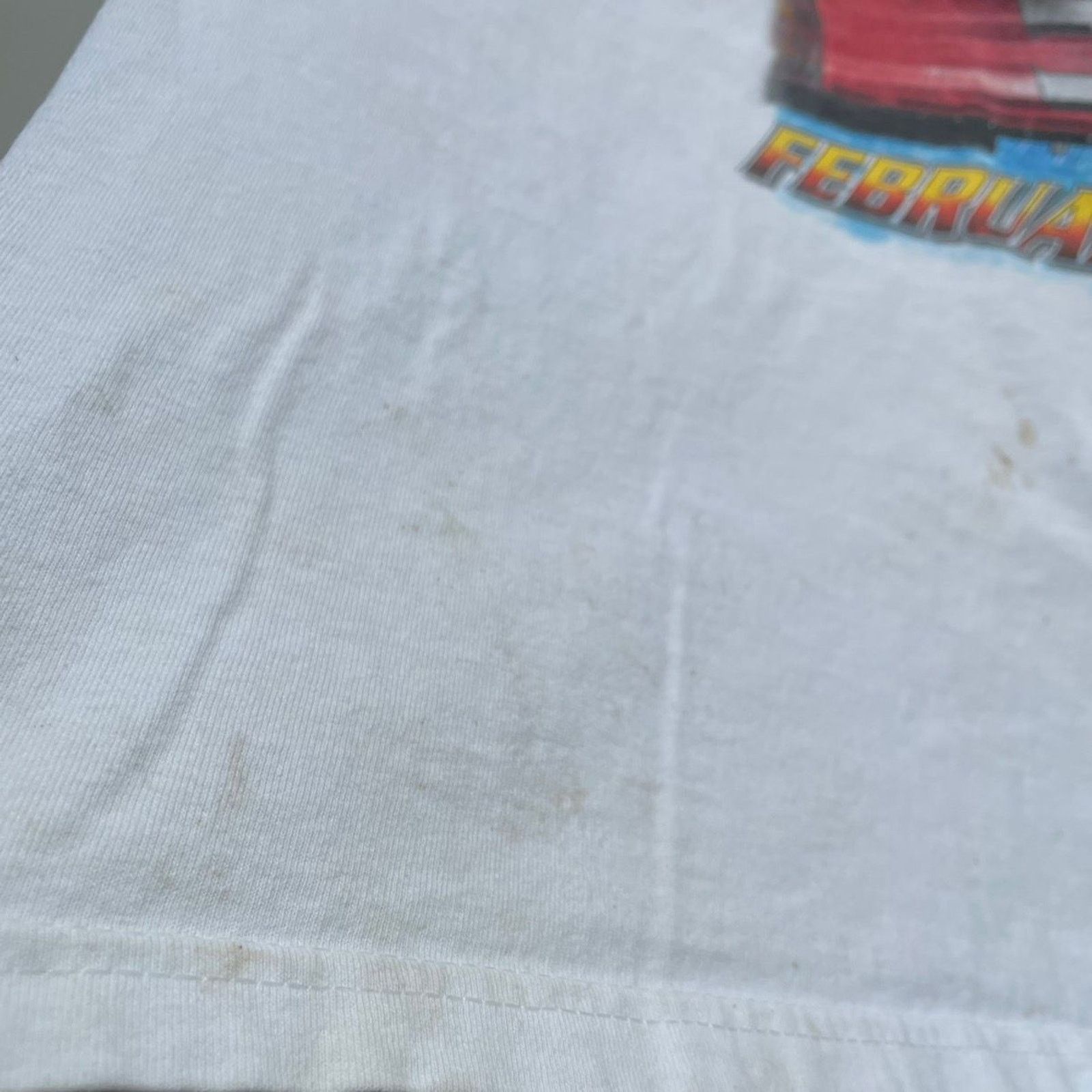 Hanes Vintage Y2K Nascar Daytona 500 Racing Art T Shirt 2XL Rare Size US XXL / EU 58 / 5 - 6 Thumbnail