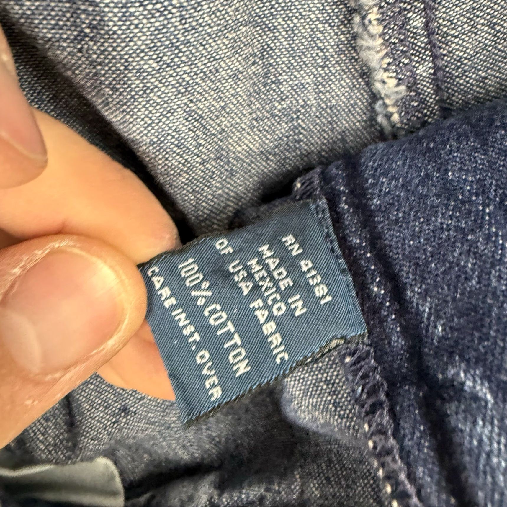 VINTAGE Polo Ralph Lauren Denim Blue Shorts Men 33 Casual 7 Inseam 36 Waist Classic Fit Jeans Jorts 90s Polo Ralph Lauren