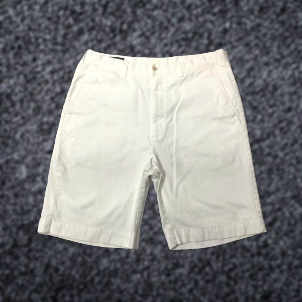 Polo Ralph Lauren Polo Ralph Lauren Shorts Mens 36 White Classic Chino Bermuda Flat Front Casual Summer Golf Resort Short Size US M / EU 48-50 / 2 - 1 Thumbnail