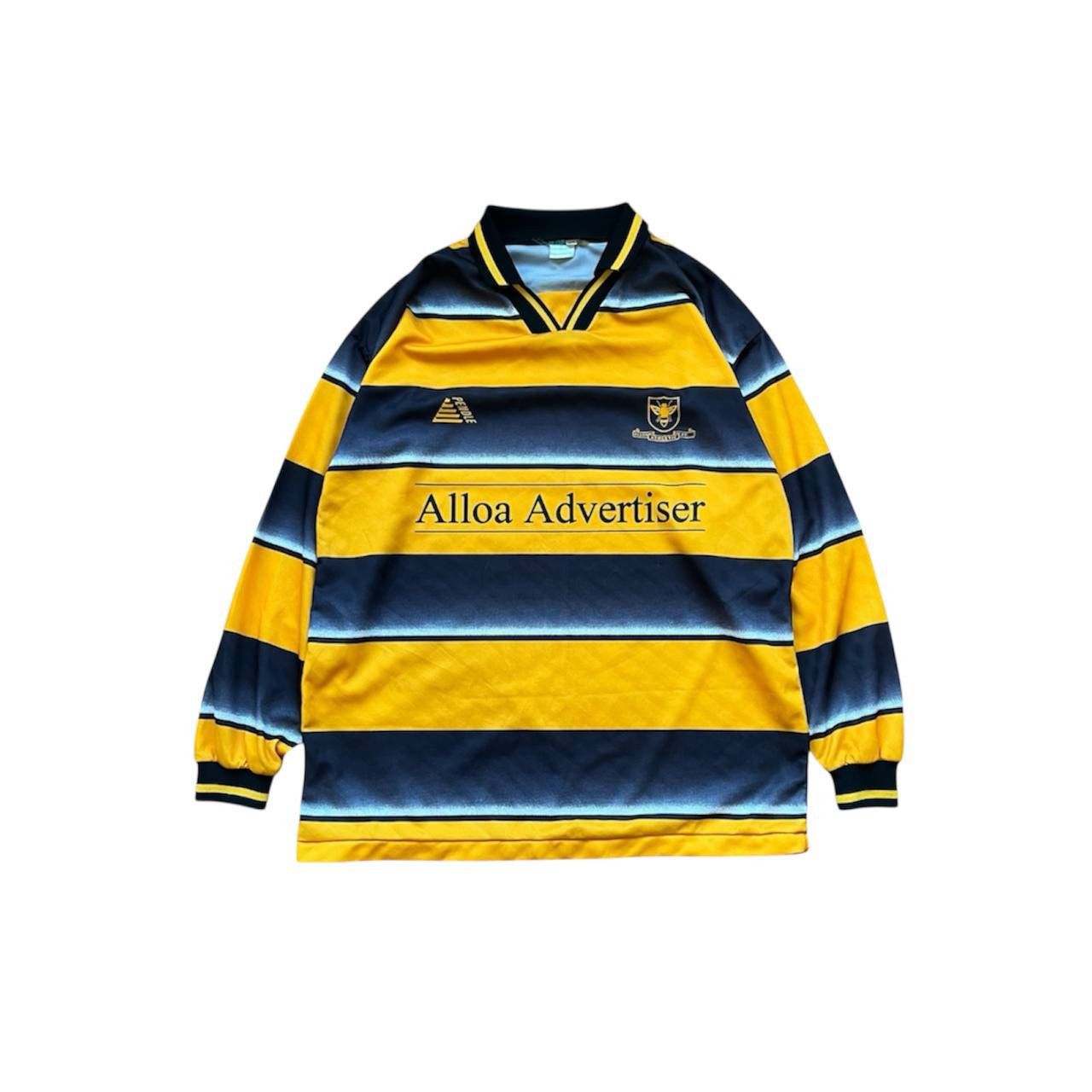 1999/2001 ALLOA ATHLETIC HOME SOCCER JERSEY FOOTBALL SHIRT L