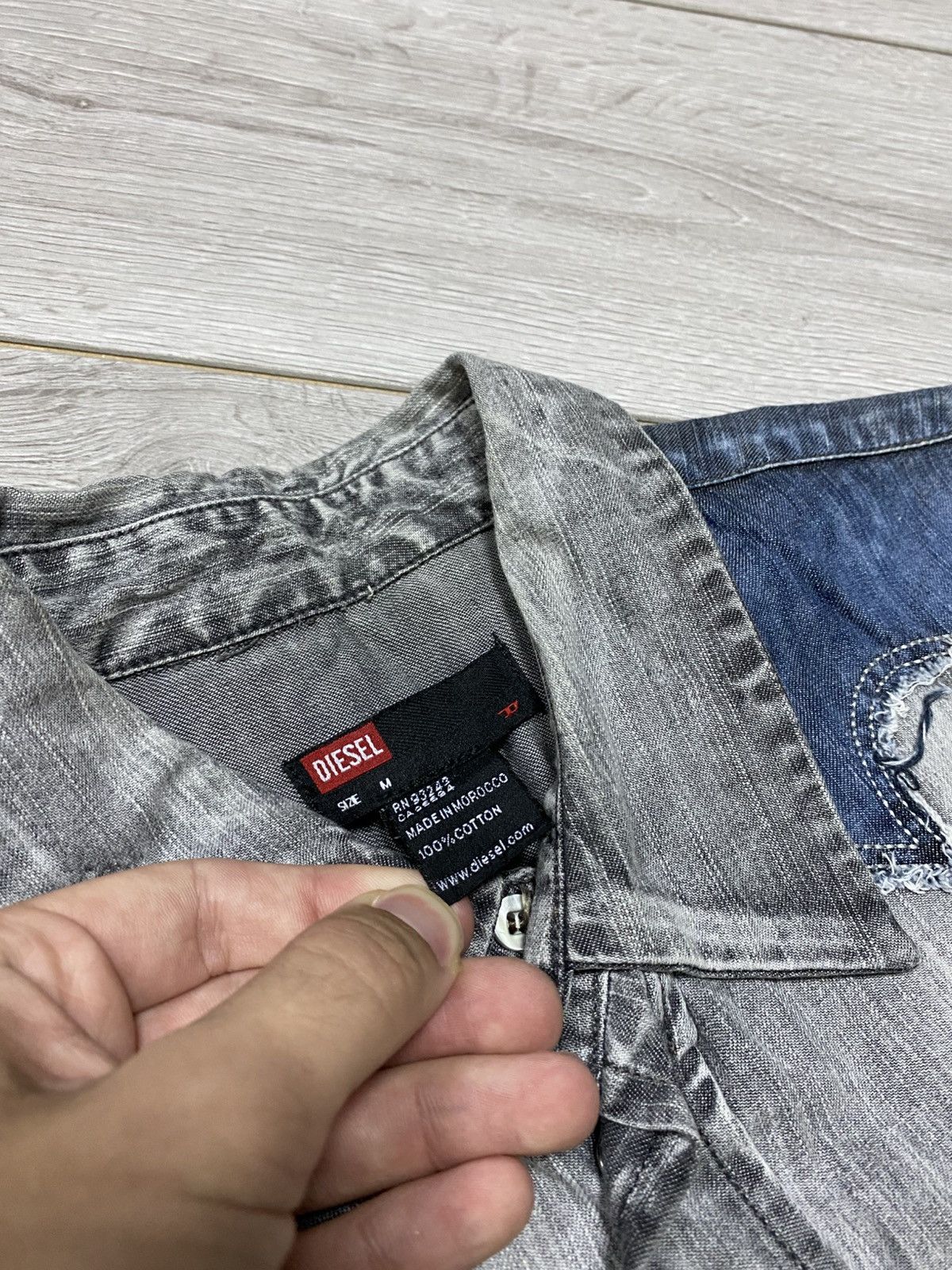 Diesel Diesel vintage western style cowboy denim shirt buttons up Size US M / EU 48-50 / 2 - 6 Thumbnail
