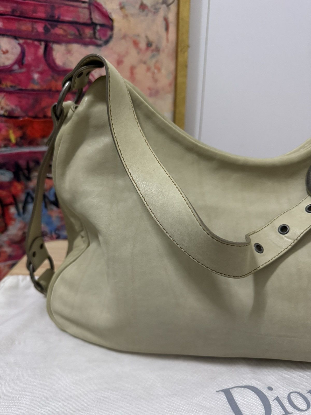 Dior 2006 Christian Dior Gaucho leather Saddle bag Size ONE SIZE - 9 Thumbnail