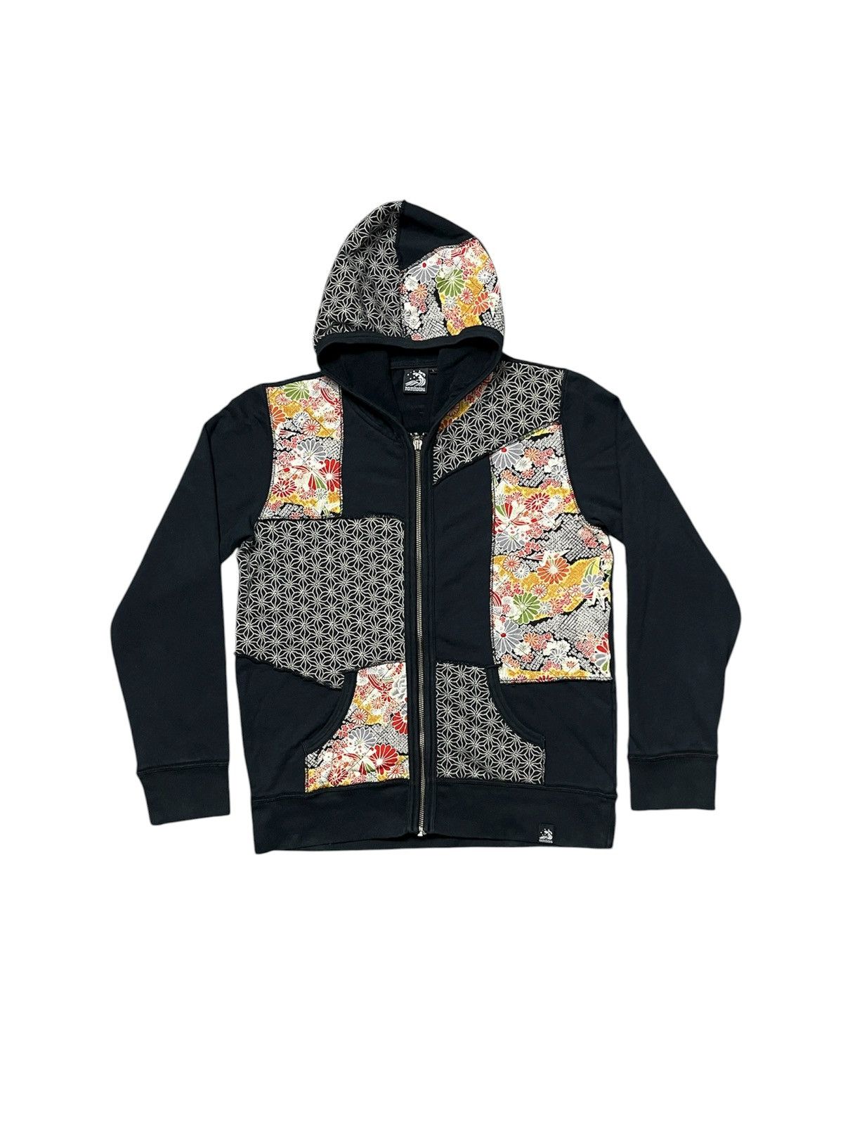 Kapital 00s KAPITAL INSPIRED BRAND NAMITATSU PATCHWORK ZIPPER HOODIE Size US M / EU 48-50 / 2 - 1 Thumbnail