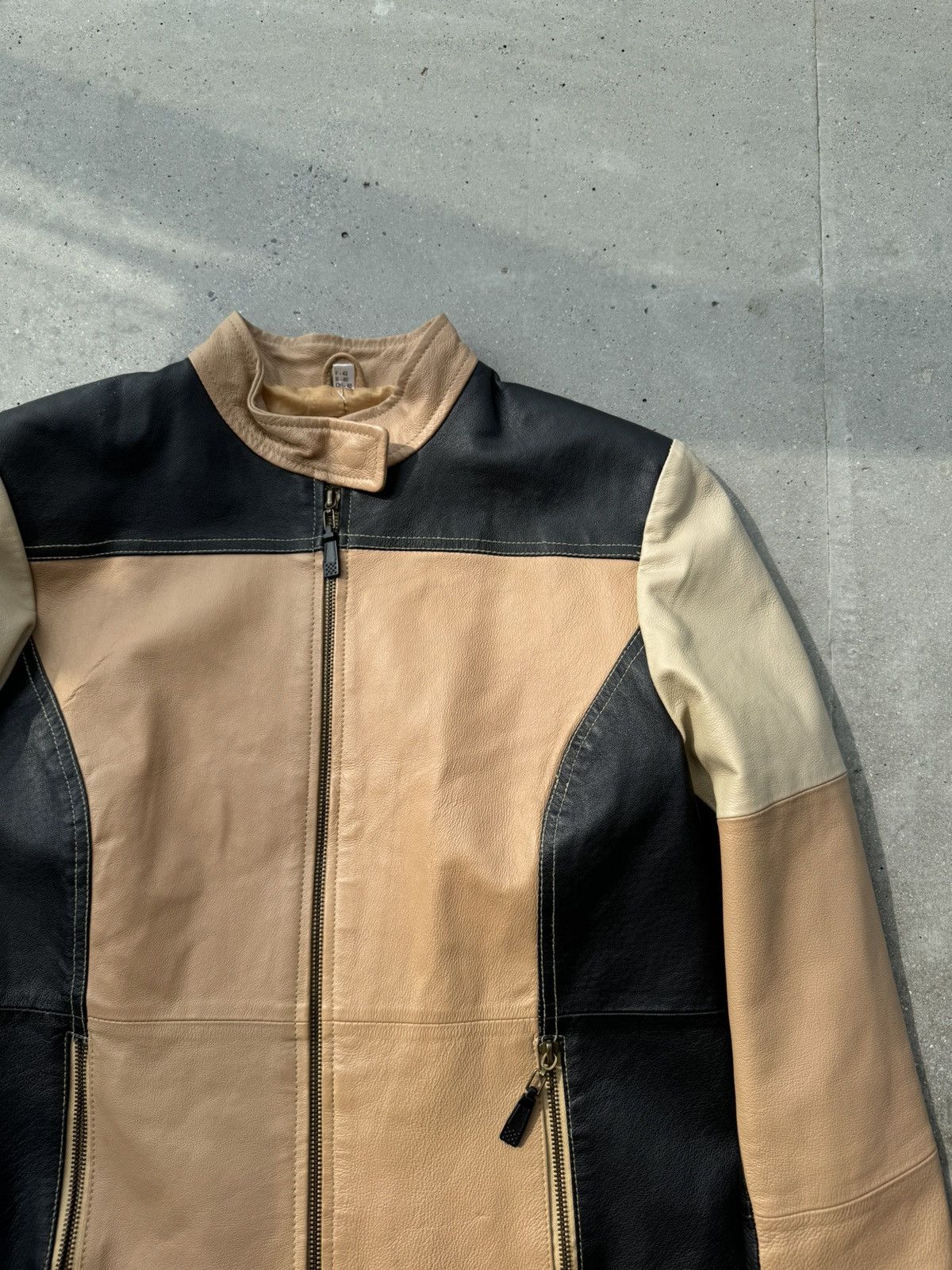 Japanese Brand × Vintage Vintage Leather Jacket Size M / US 6-8 / IT 42-44 - 2 Thumbnail