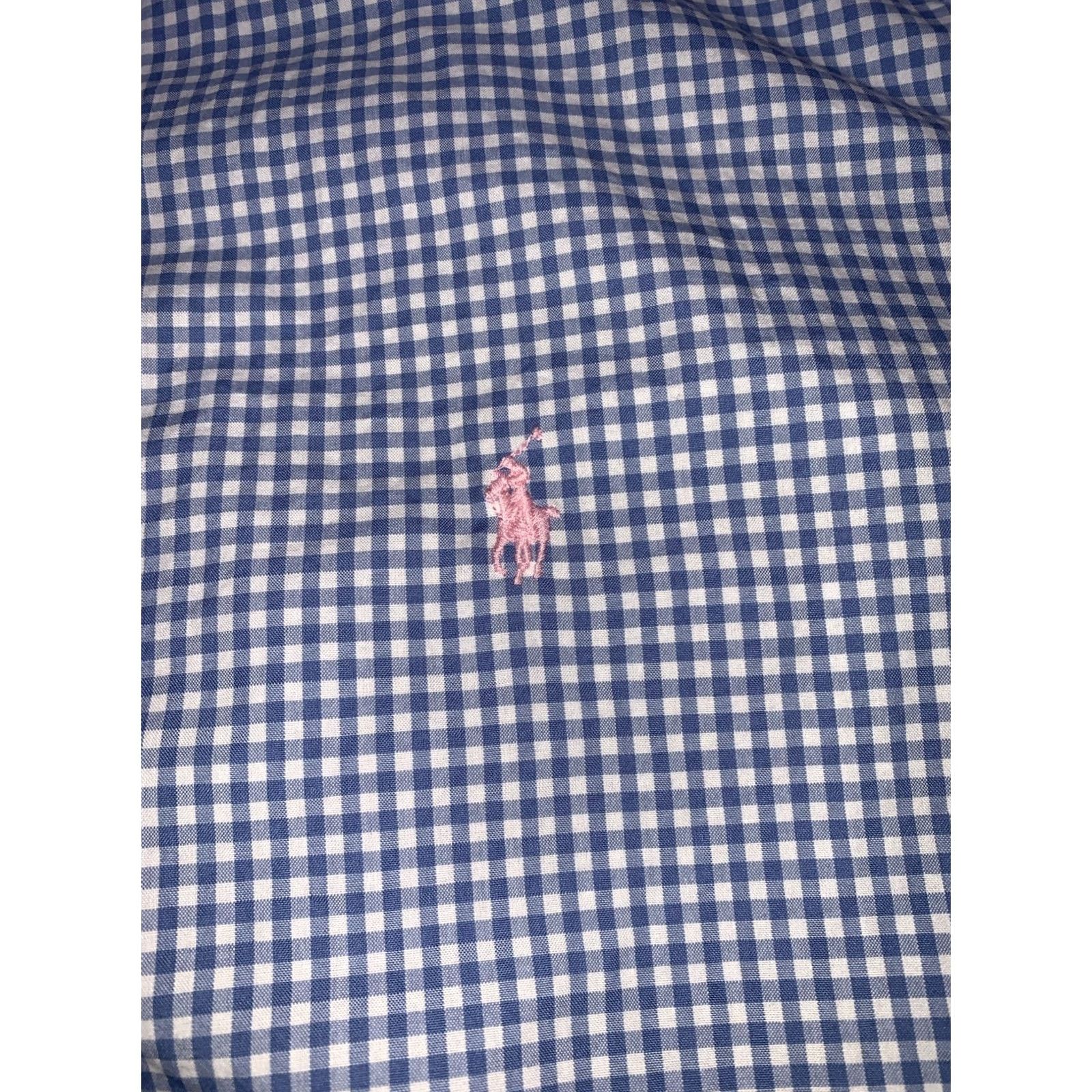 Polo Ralph Lauren Polo Ralph Lauren Button-Up Shirt XL Mens Check Gingham Pink Logo Cotton Blend Multicolor 90s Preppy Classic College Size US XL / EU 56 / 4 - 4 Thumbnail