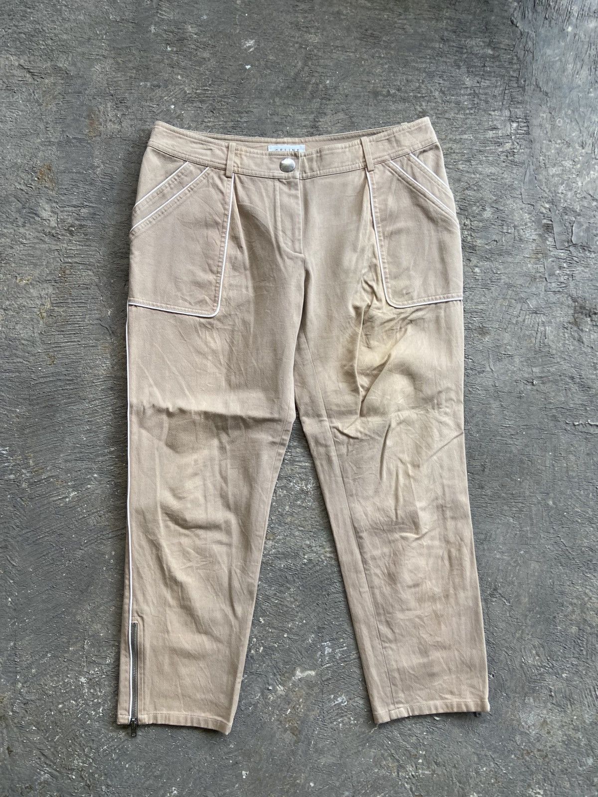 Celine 2000s Celine - Fatigue Double Pocket Pants Size 33" - 1 Thumbnail