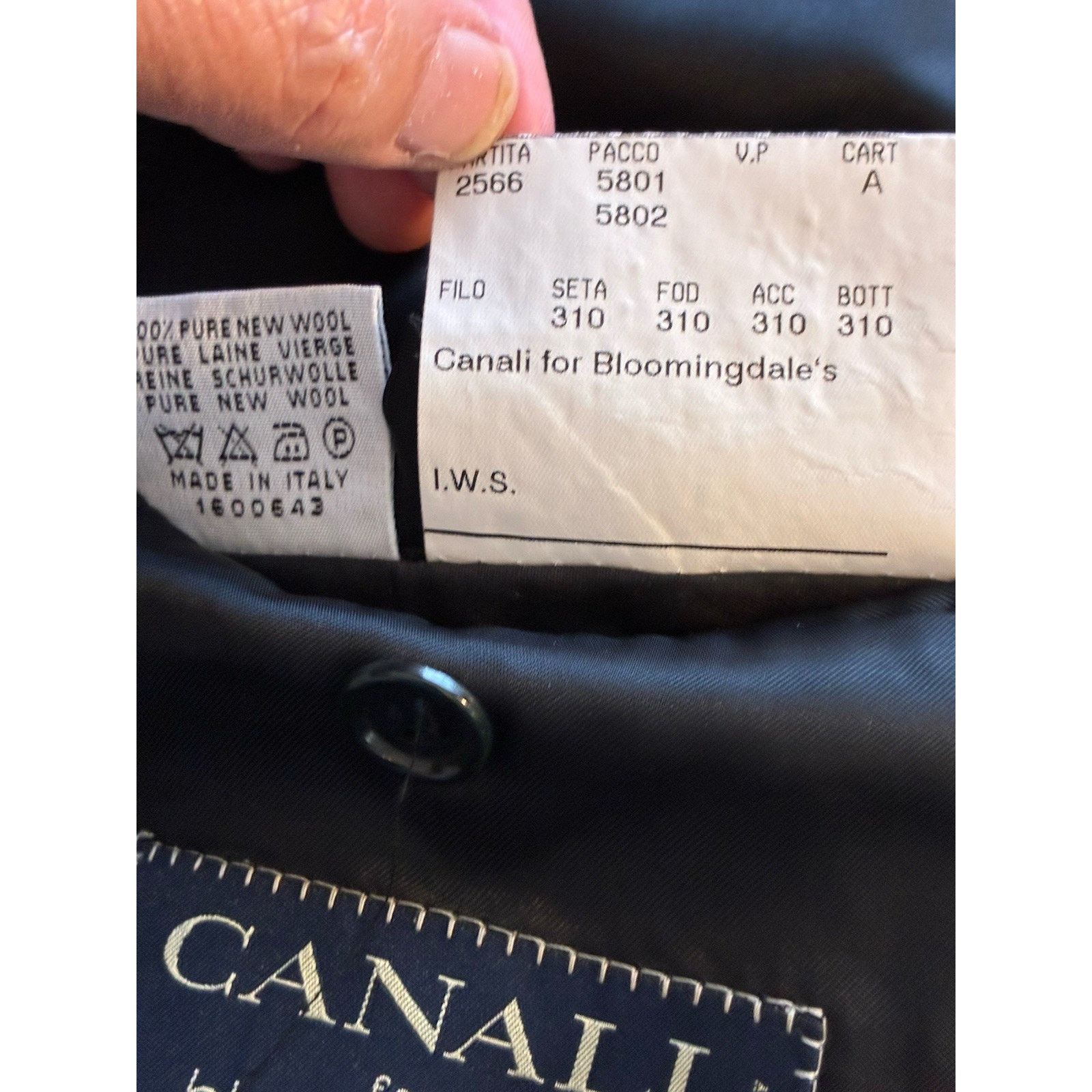 Canali CANALI Gray Plaid Check 100% Wool Blazer Sport Coat 38R S Size 38R - 18 Thumbnail