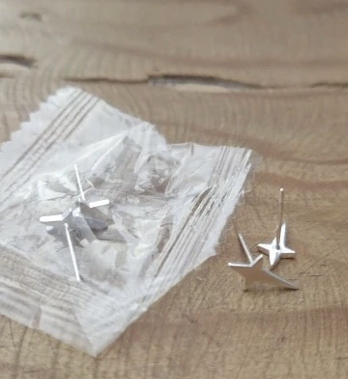 Other 4 Point Star Stud Earring Size ONE SIZE - 3 Thumbnail