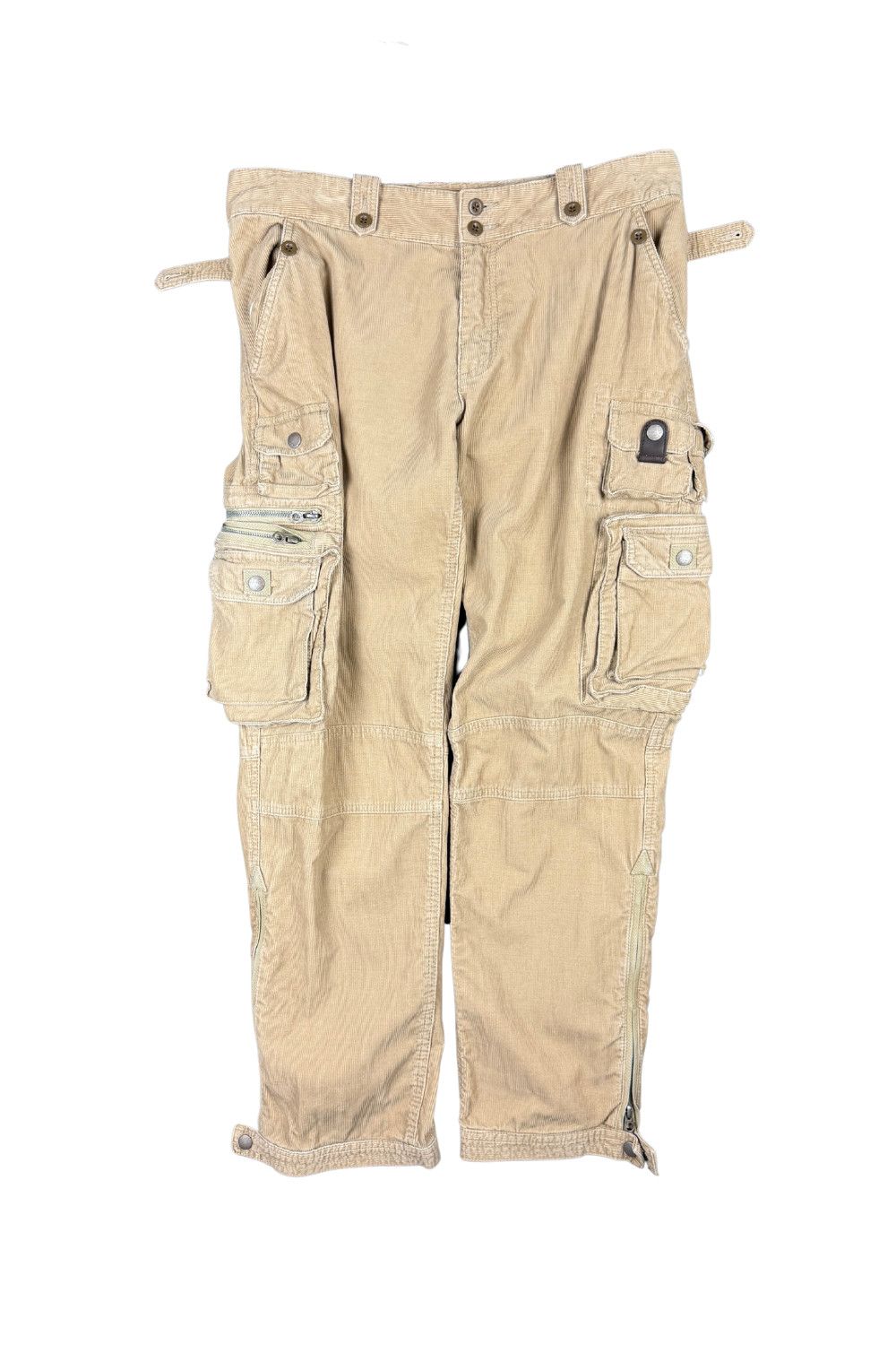 Polo Ralph Lauren PRL Utility Cord Cargo Pants — 36/30 — fw02 (est.) Size US 36 / EU 52 - 1 Thumbnail