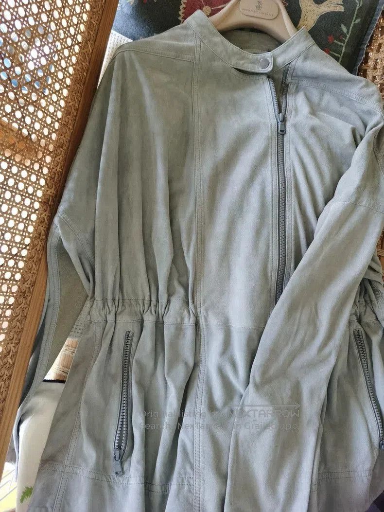 Brunello Cucinelli Brunello Cucinelli Shearling Collar Jacket. Size US S / EU 44-46 / 1 - 5 Thumbnail