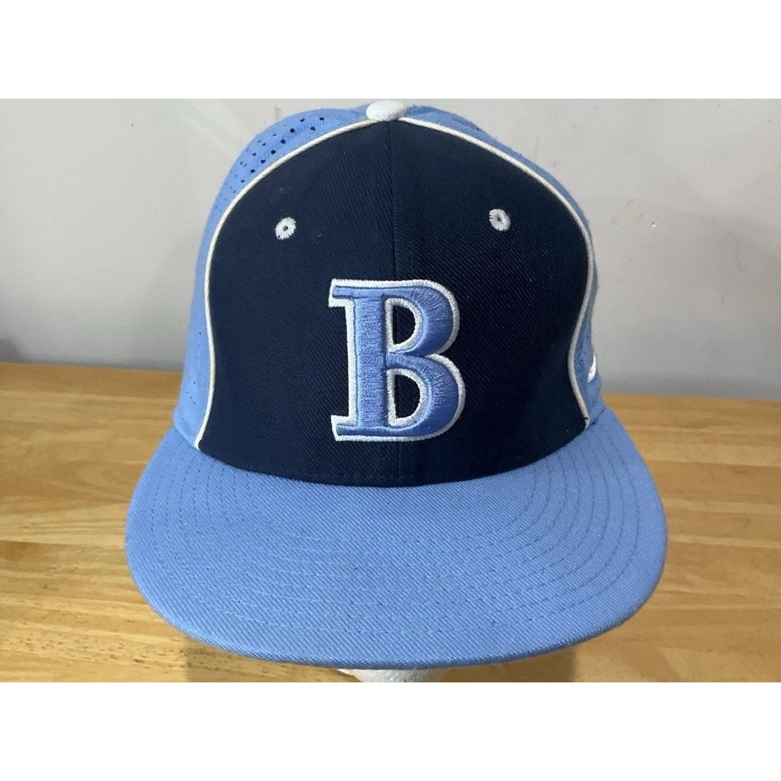 Nike Nike Tampa Bay Rays Fitted L-XL Hat MLB Cap Fan Logo Blue Size ONE SIZE - 1 Thumbnail