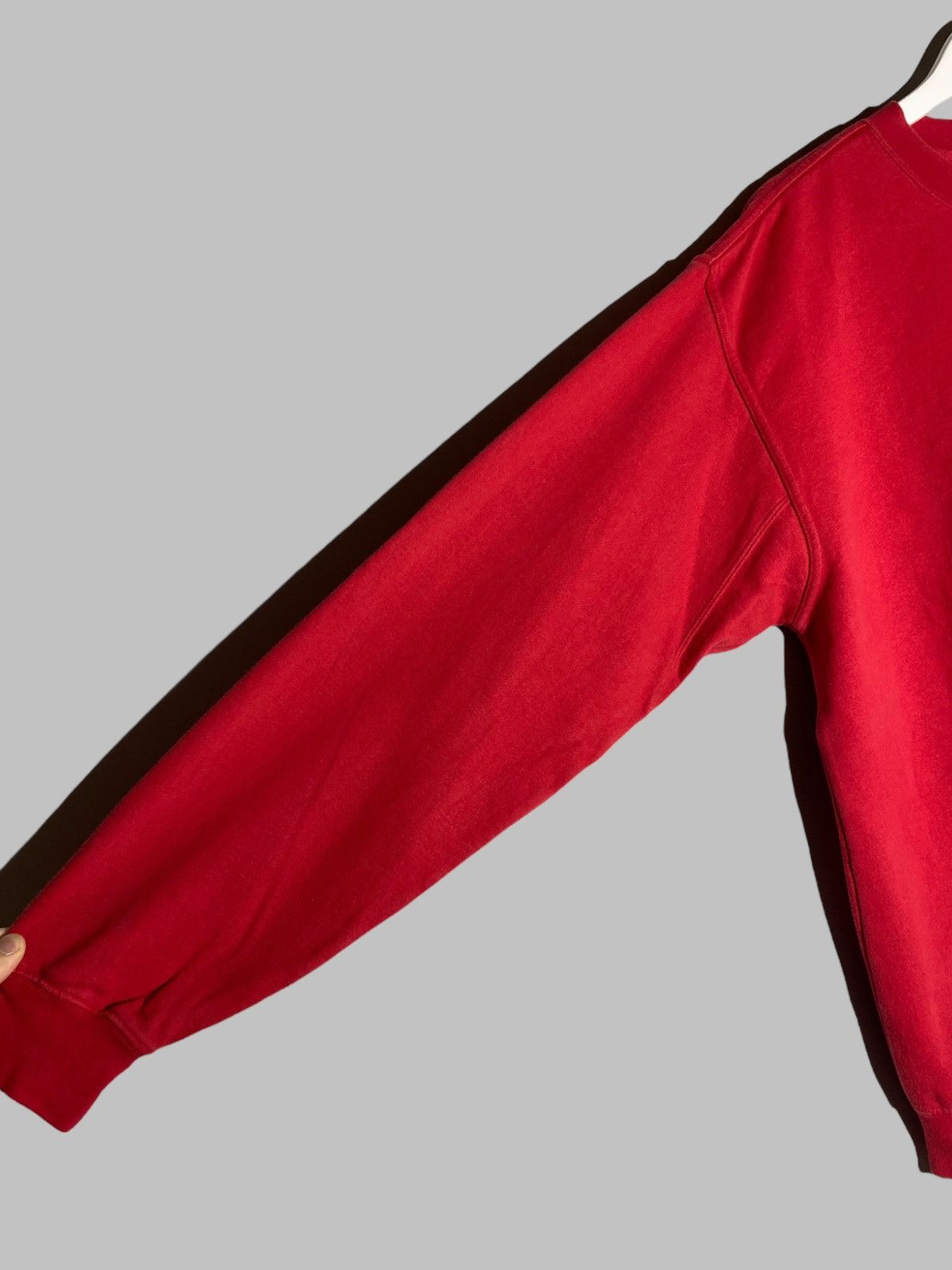eS 🔥 ÉS SKATEBOARD RED CREWNECK SWEATSHIRT 90s STREET VIBES Size US M / EU 48-50 / 2 - 9 Thumbnail