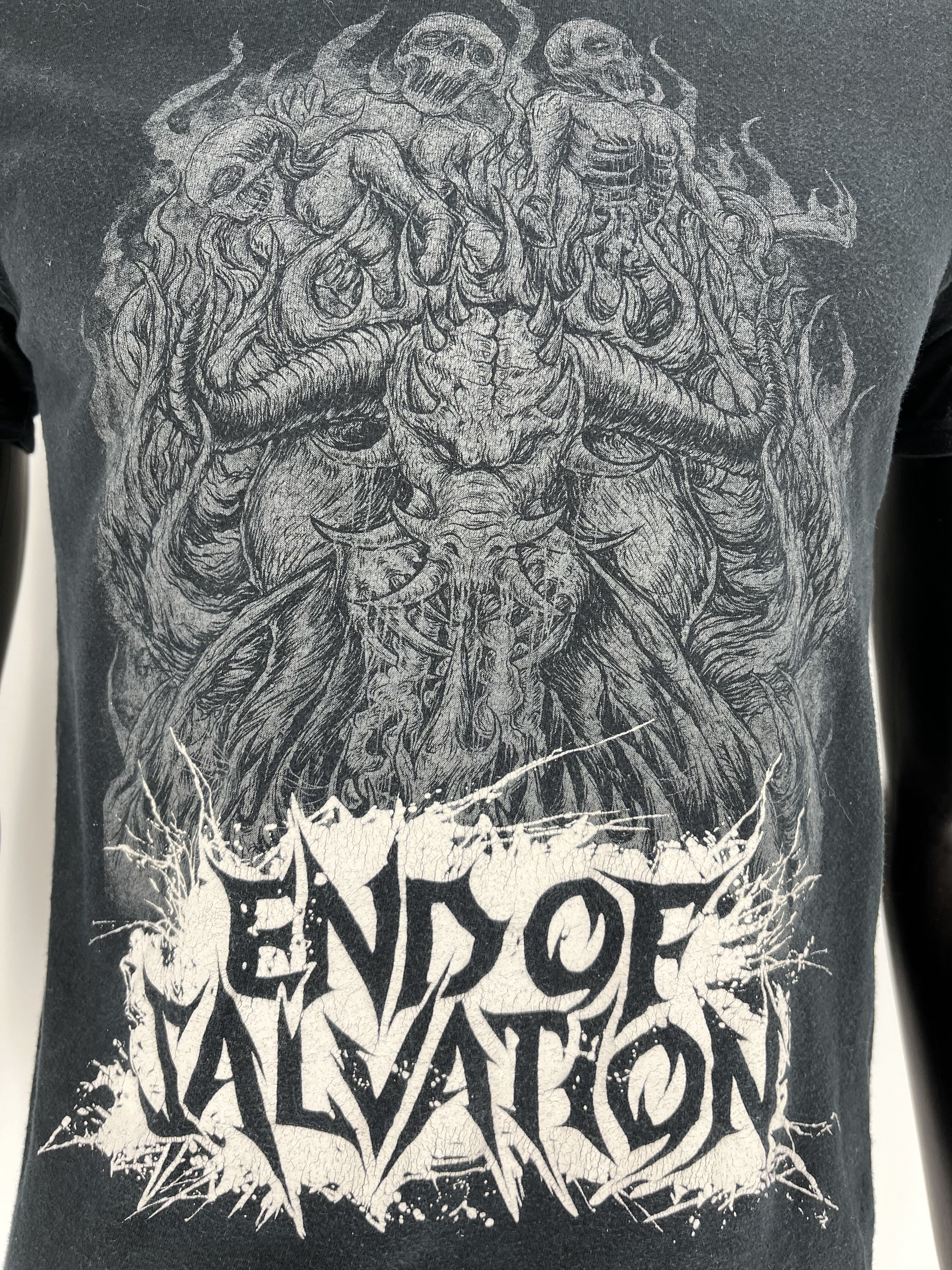 Band Tees × Vintage Vintage Y2k Washed AvantGarde Tribal Tee END OF SALVATION Size US S / EU 44-46 / 1 - 7 Thumbnail