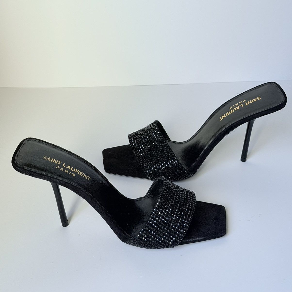 Saint Laurent Paris Saint Laurent Lucky Evening Mules Size US 8.5 / IT 38.5 - 3 Thumbnail