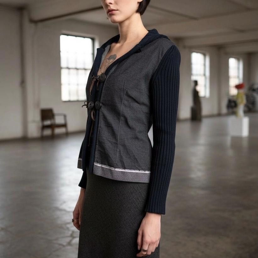 Other The Cop Copine Knitted Hoodie Size ONE SIZE - 2 Thumbnail