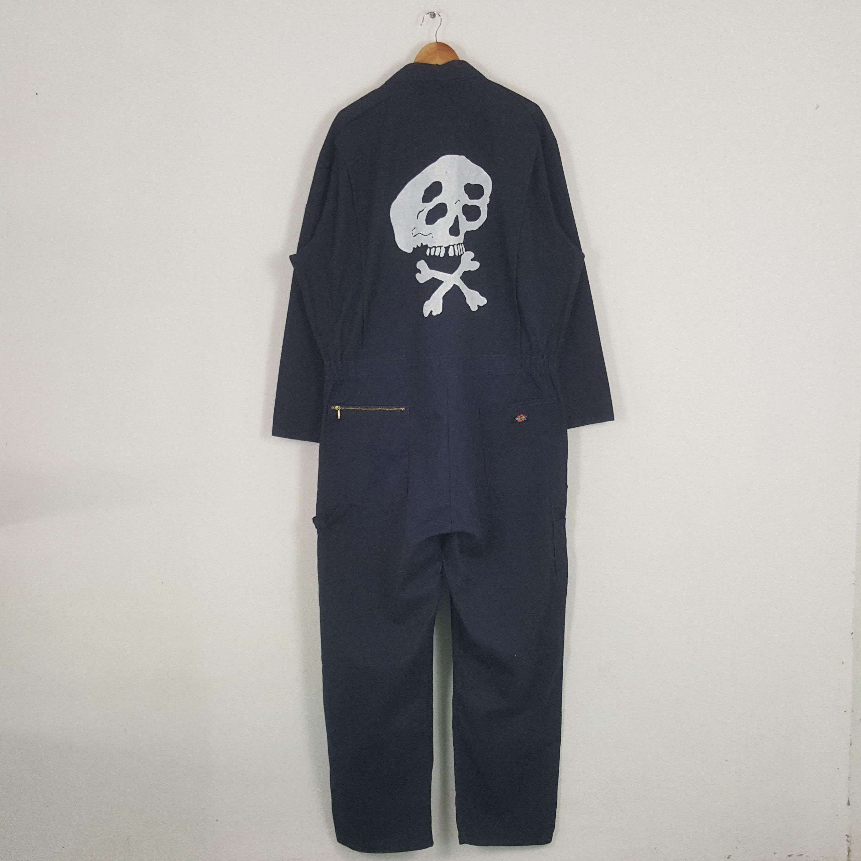 Dickies × Vintage Vintage Dickies American Skull Custom Coverall Jacket C281N6 Size US XXL / EU 58 / 5 - 1 Thumbnail