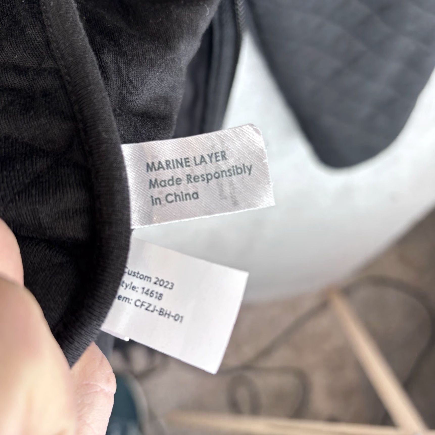 Marine Layer Marine Layer Jacket Mens XL Black Corbett Quilted Full Zip Un Lock Logo Vintage No Size US XL / EU 56 / 4 - 6 Thumbnail