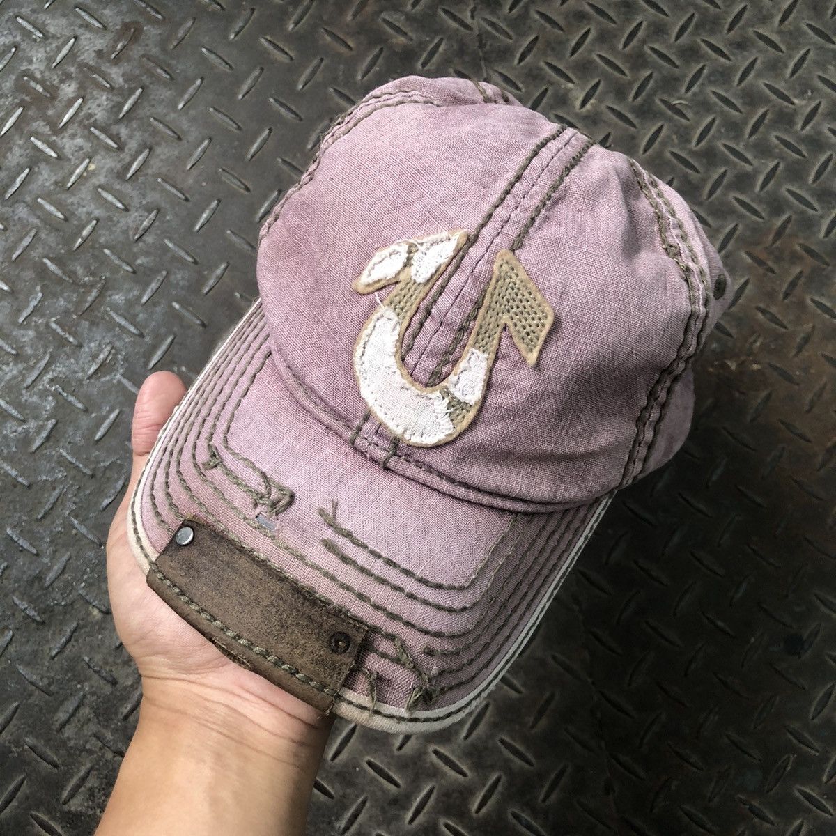 True Religion 🚫 SOLD 🚫 Vintage True Religion Distressed Hat Size ONE SIZE - 2 Thumbnail