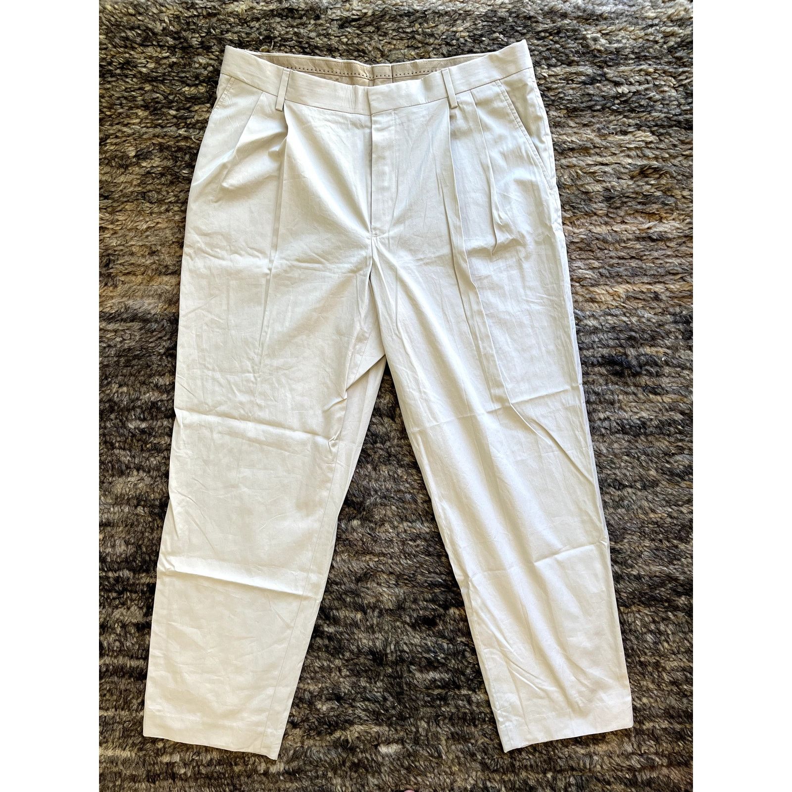 Dries Van Noten DRIES VAN NOTEN Pants Chino Khaki Size 52 36x30 Large Size US 36 / EU 52 - 1 Thumbnail