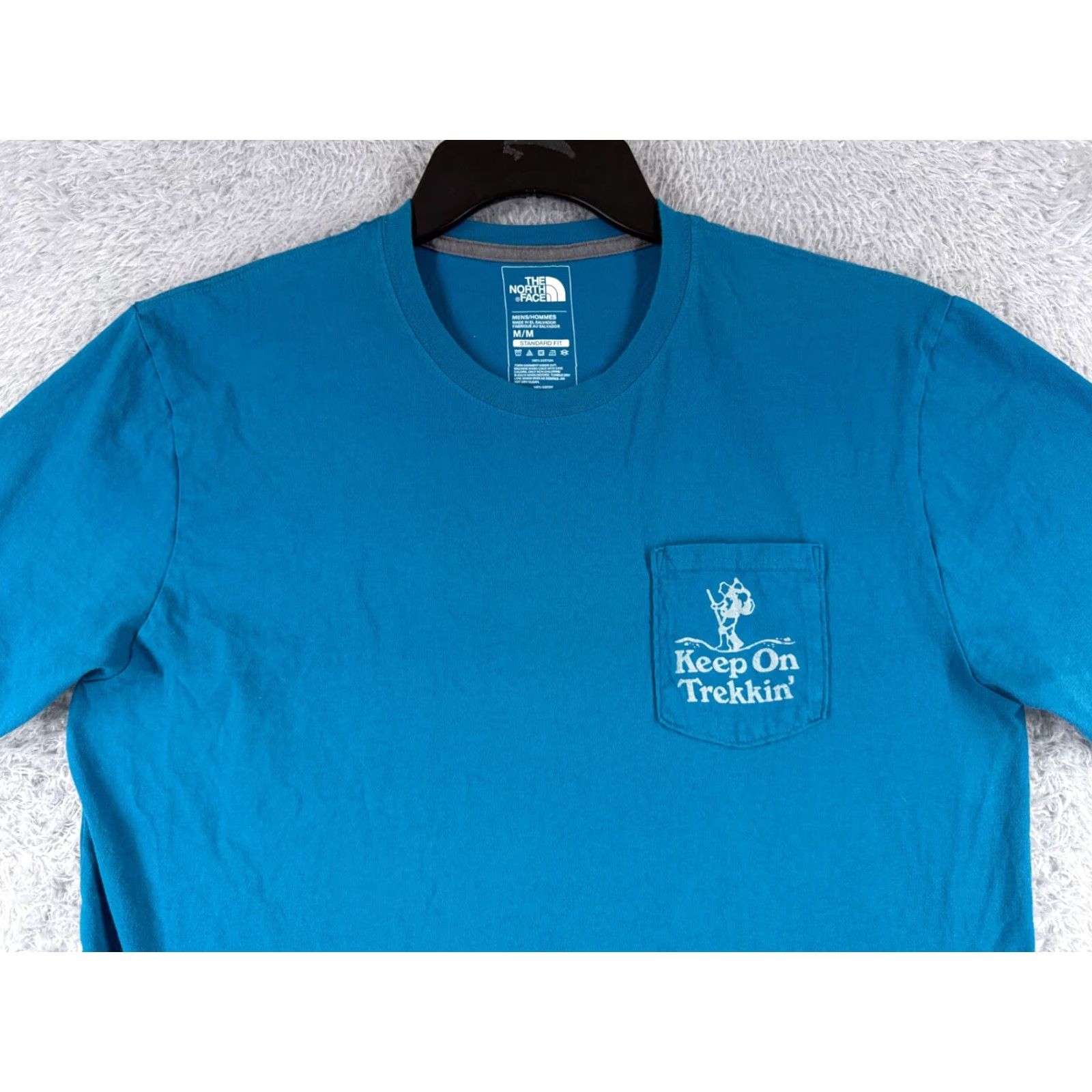The North Face The North Face Shirt Adult Medium Blue Keep On Trekking Pocket Short Sleeve Crew Size US M / EU 48-50 / 2 - 4 Thumbnail