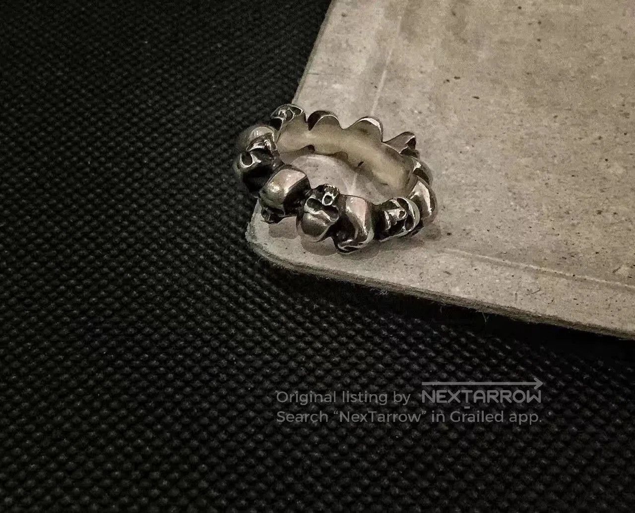 Werkstatt Munchen Silver Metal Ring and Bracelet Set. Size ONE SIZE - 3 Thumbnail