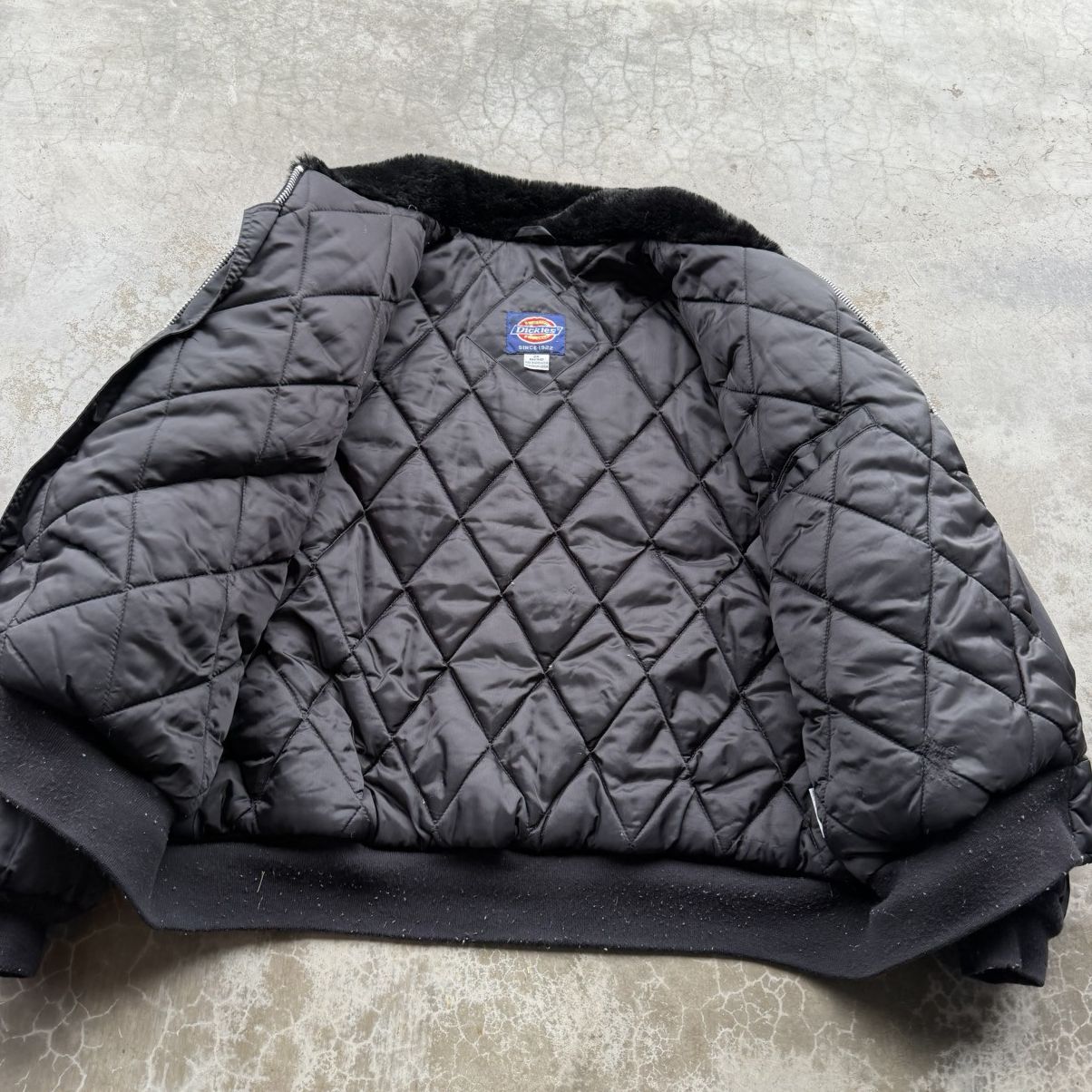 Dickies Vintage dickies black fur collar bomber flight jacket Size US XXL / EU 58 / 5 - 3 Thumbnail