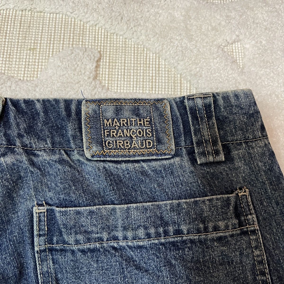 Marithe + Francois Girbaud Vintage Y2K Marithe Francois Girbaud Shuttle Tape Shorts Size US 38 / EU 54 - 8 Thumbnail