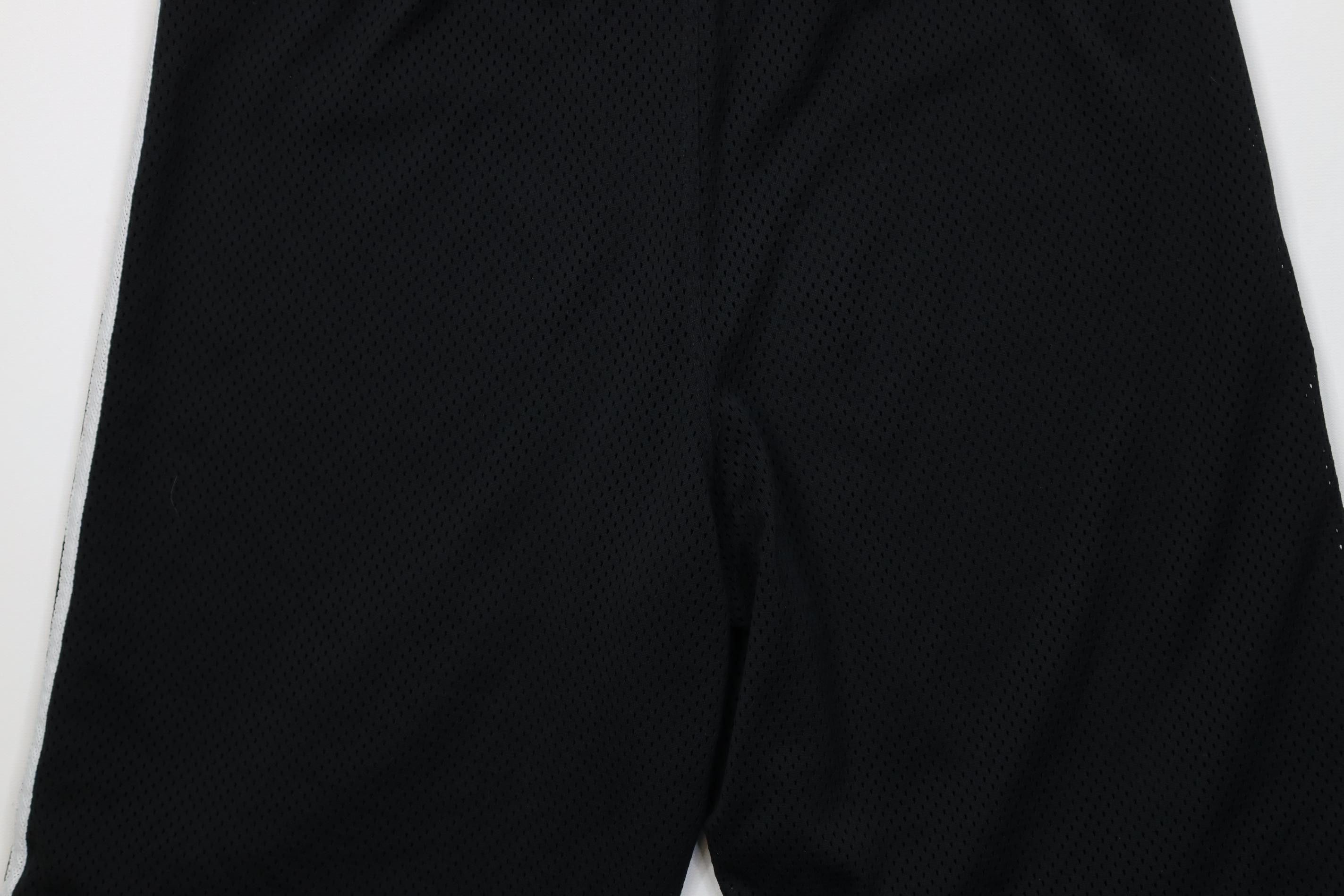 Nike Vintage Y2K Nike Scott Mini Swoosh Striped Mesh Shorts Black Size US 34 / EU 50 - 9 Thumbnail