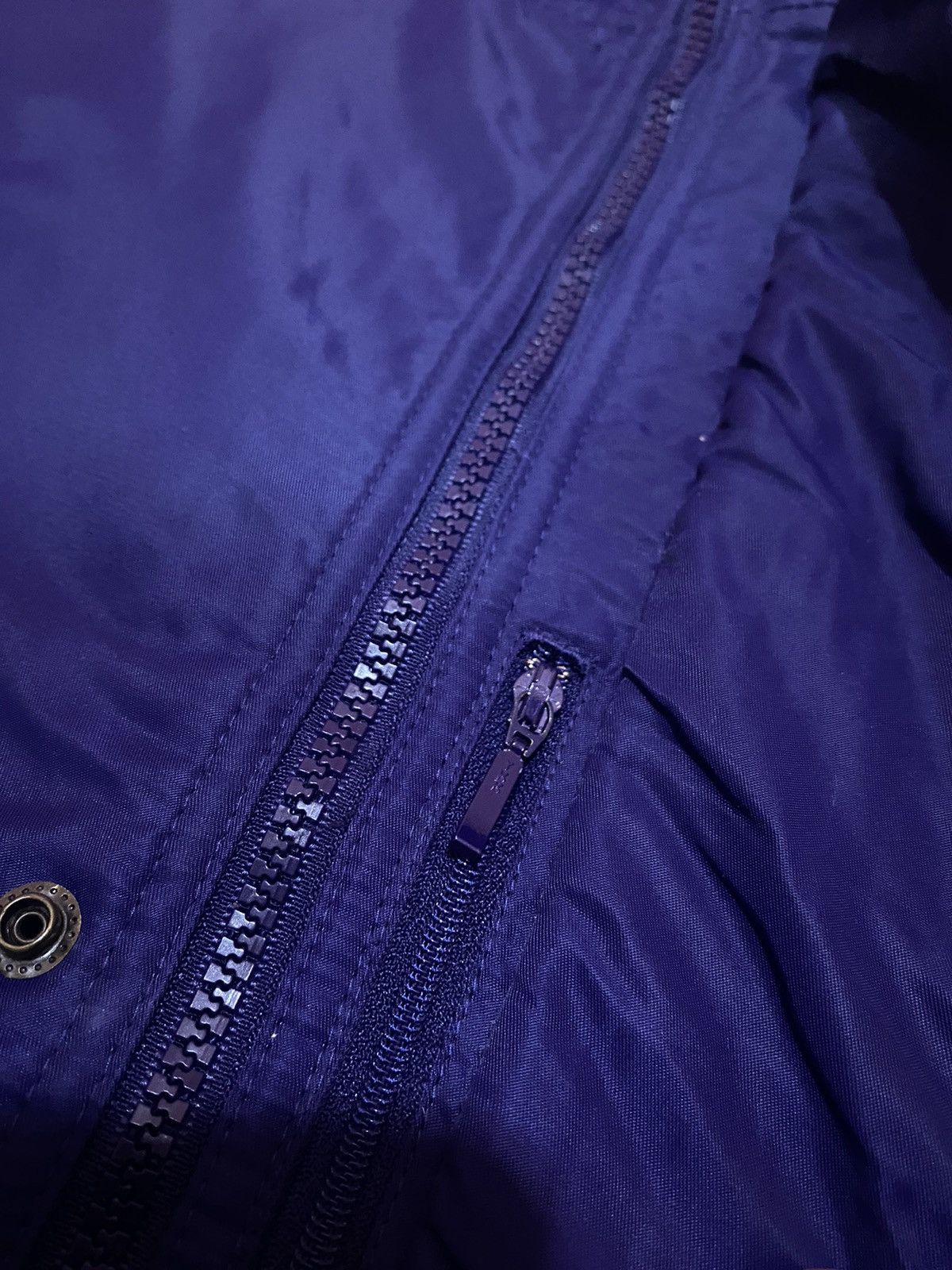 Nike × Vintage Vintage 90s Nike Parkas Long Jacket Back Big Swoosh Size US L / EU 52-54 / 3 - 12 Thumbnail