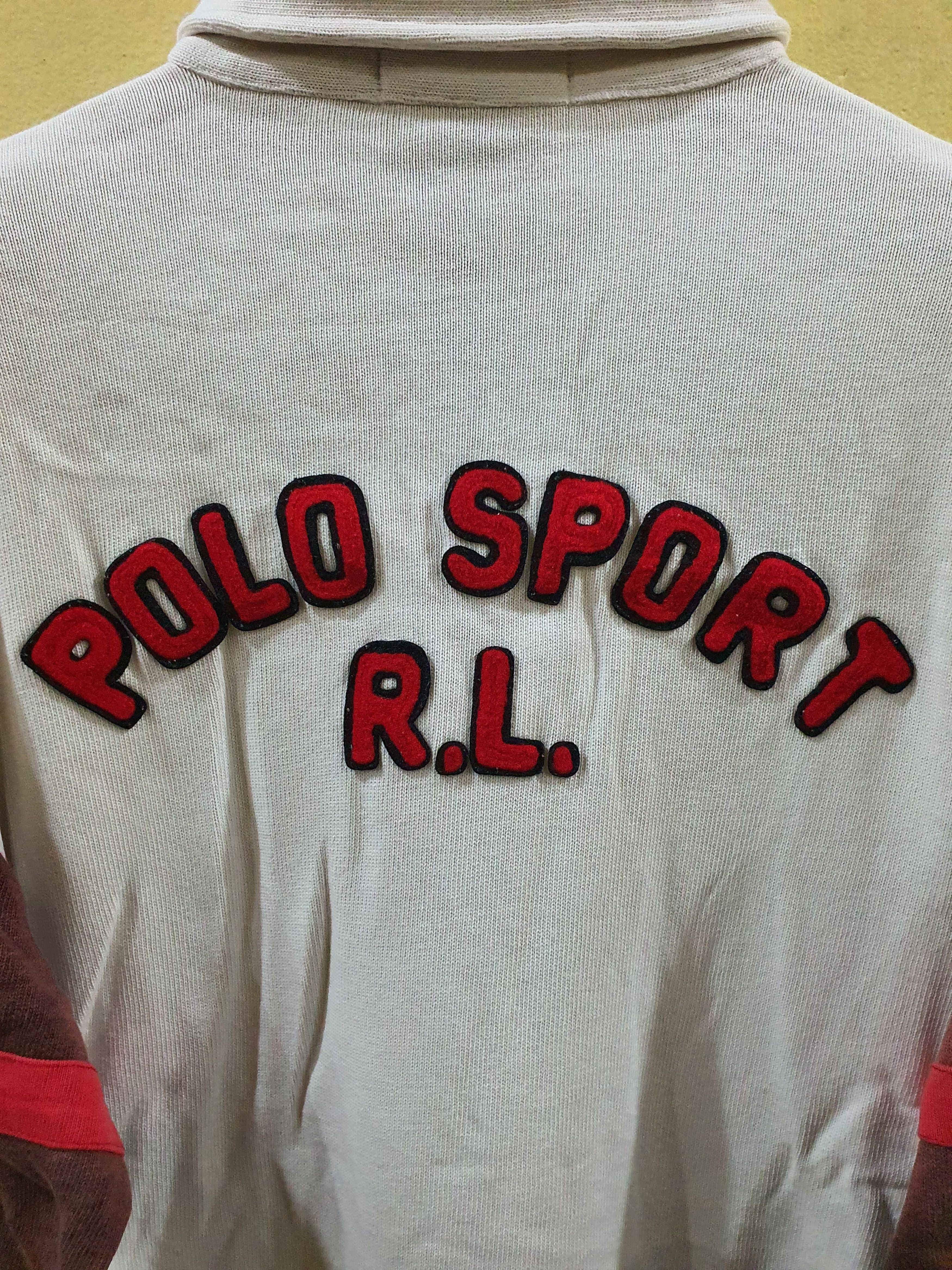 Polo Ralph Lauren vintage 90s Polo Sport Ralph Lauren long-sleeve rugby shirt Size US L / EU 52-54 / 3 - 10 Thumbnail