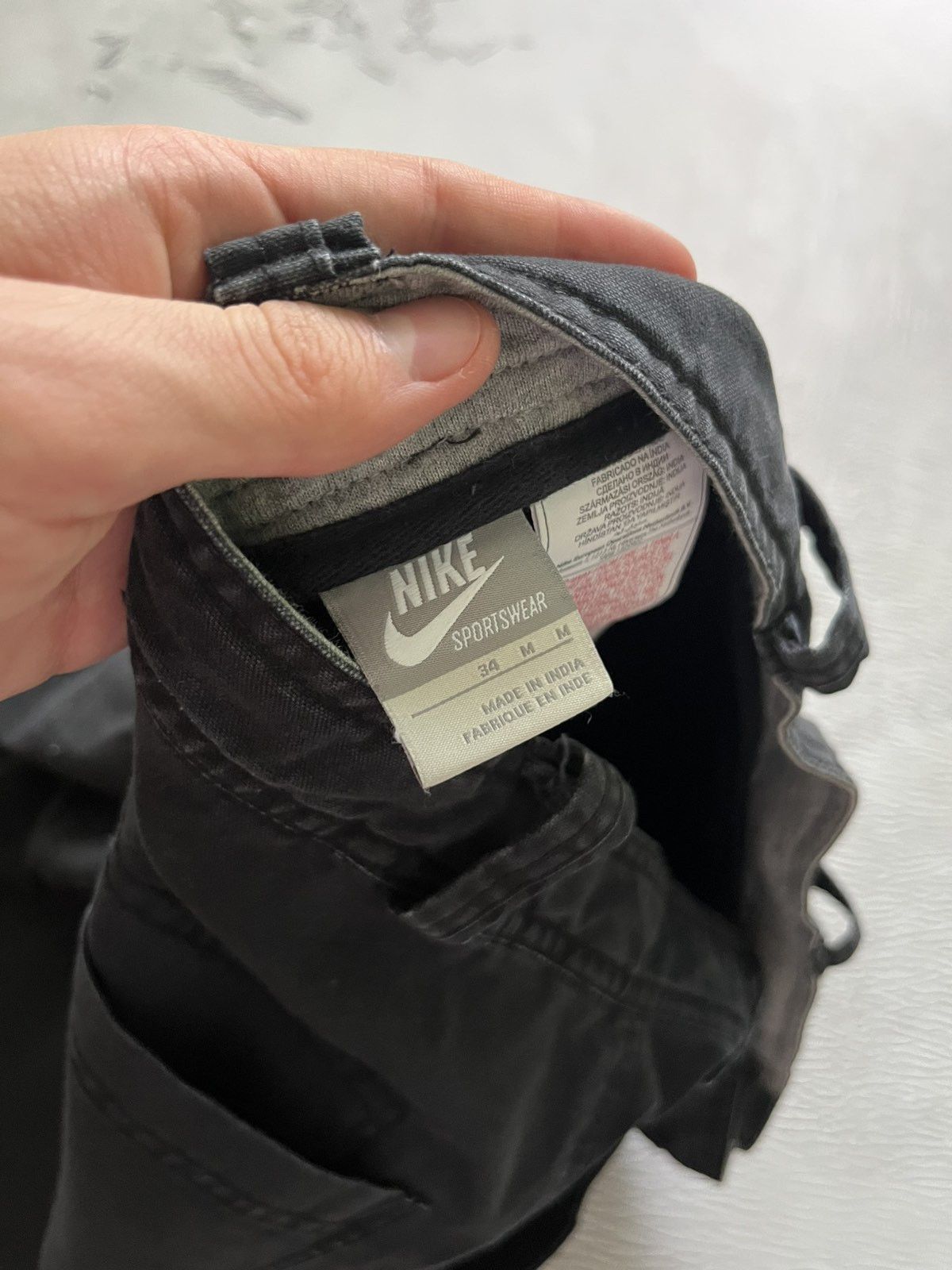 Nike Nike Vintage Shorts Streetwear Y2K Black Size US 34 / EU 50 - 8 Thumbnail