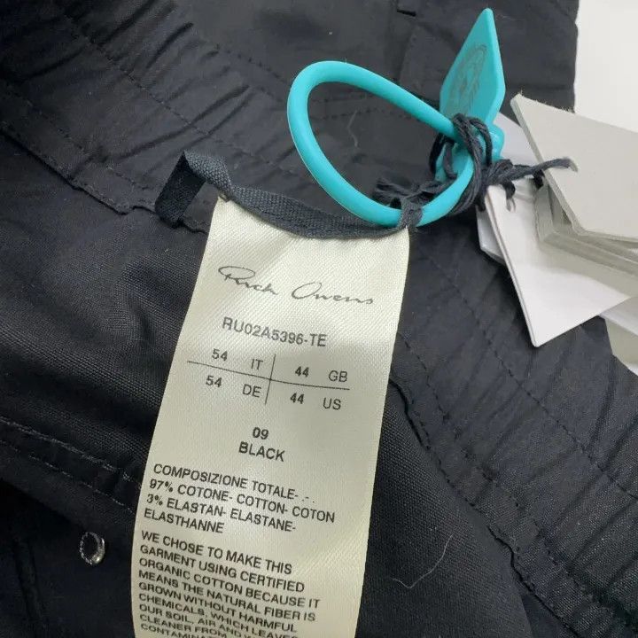 Rick Owens Rick Owens Black Casual Cargo Pants for Men -2507 Size US 44 / EU 60 - 4 Thumbnail