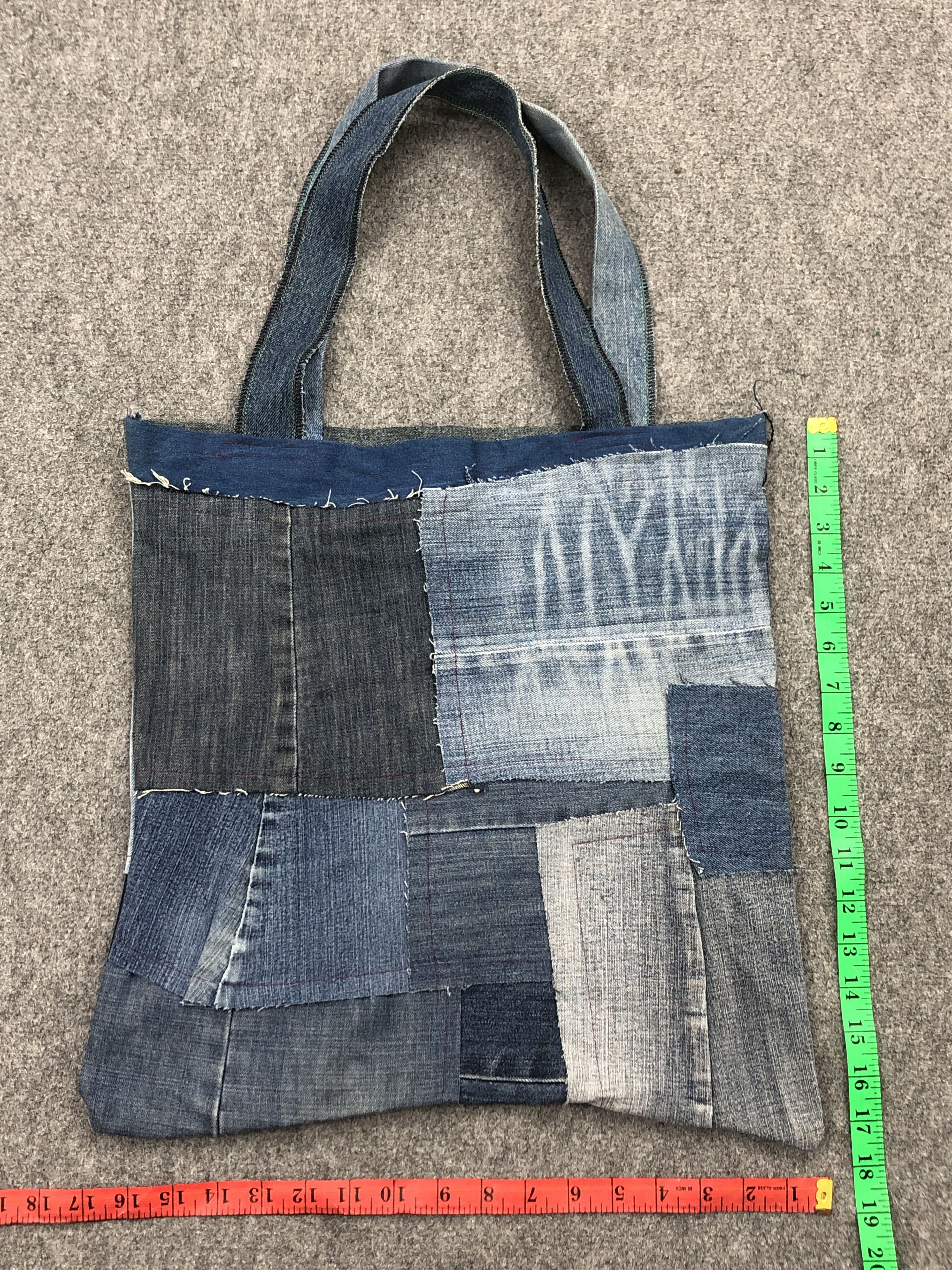 Japanese Brand Vintage Custom Made Jeans Totebag BG0156 Size ONE SIZE - 5 Thumbnail