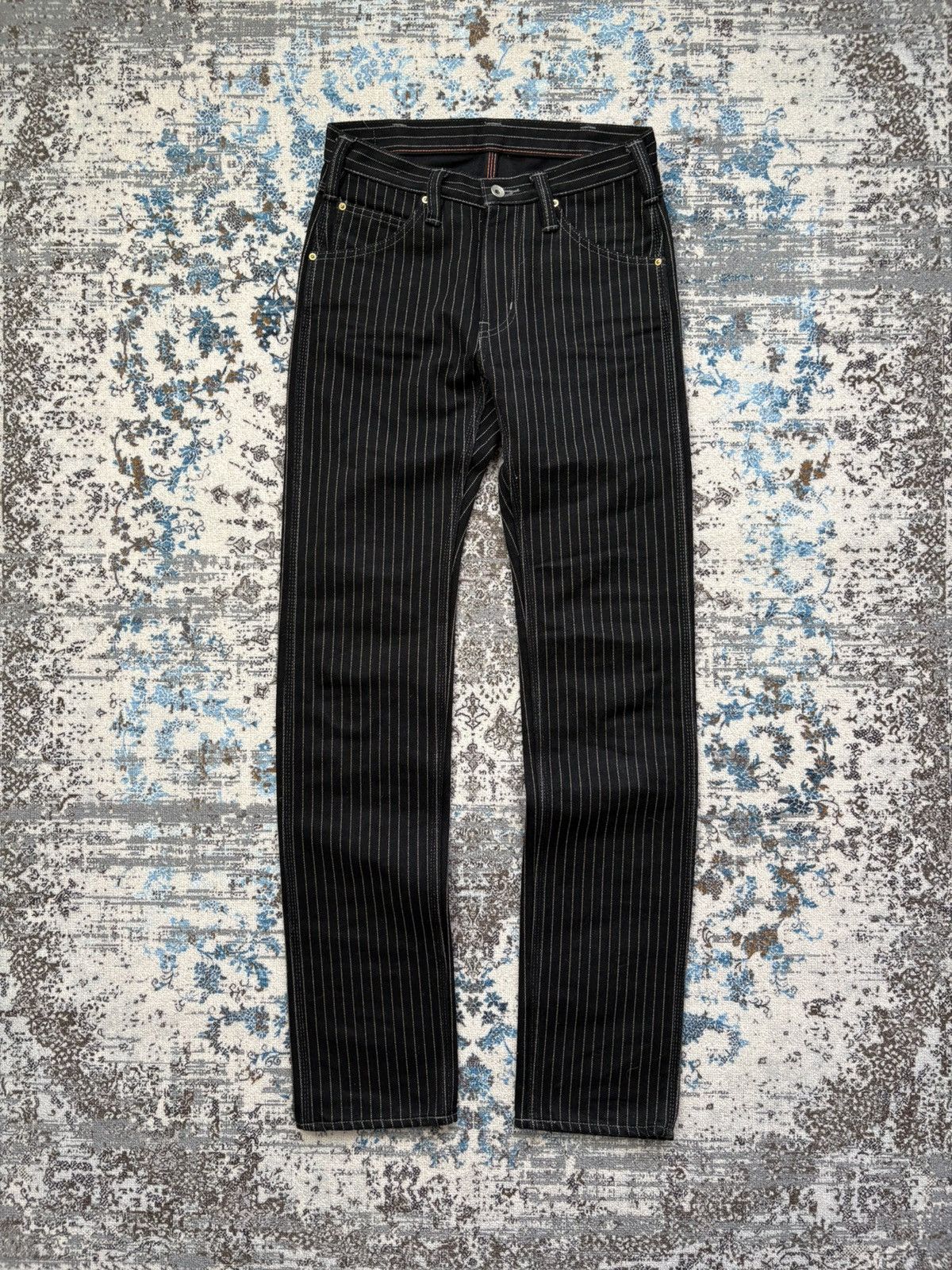 Iron Heart × Japanese Brand Iron heart striped pants motorcycle specialties Size US 28 / EU 44 - 3 Thumbnail