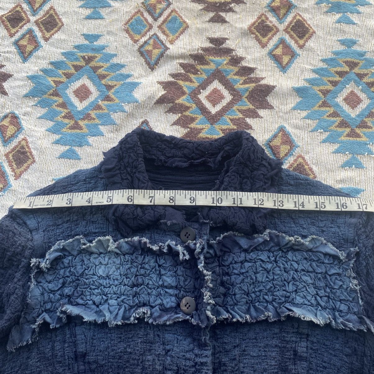 Issey Miyake ‼️LAST DROP‼️Issey Miyake ME Wrinkle Cauliflower Indigo Jacket Size S / US 4 / IT 40 - 19 Thumbnail
